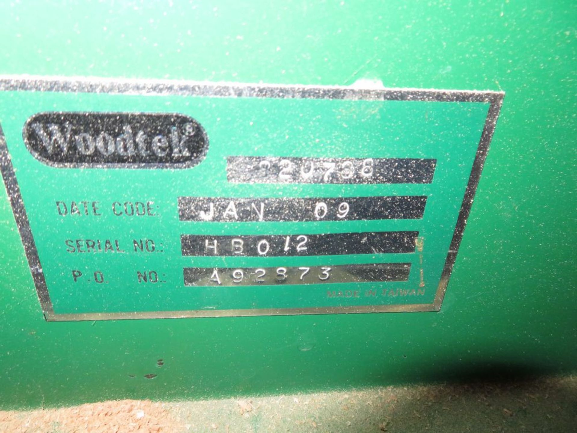 Woodtek mod. A92873, Multi Spindle Horiz. Boring Machine, 1 1/2hp - Image 3 of 3
