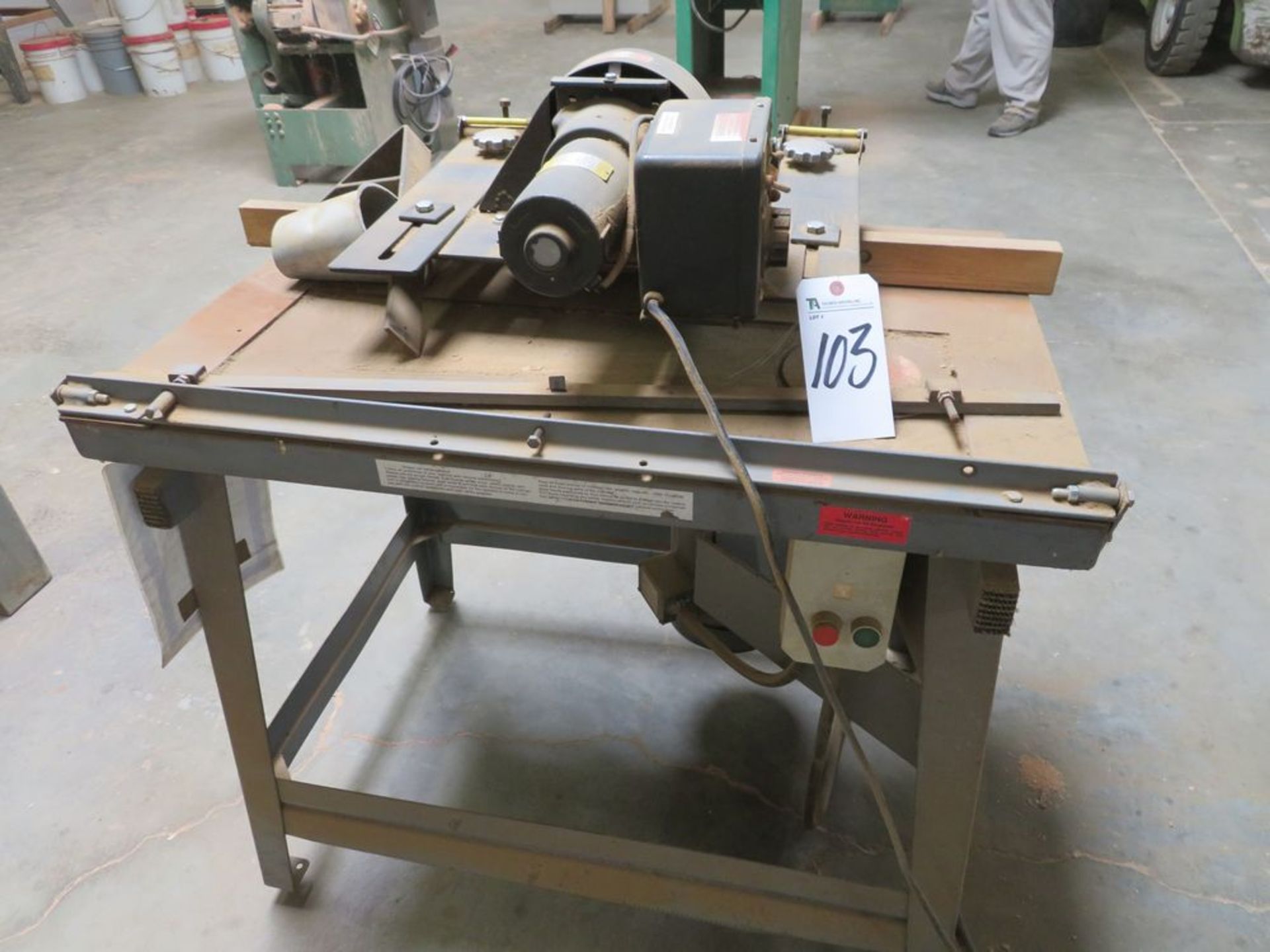 Single Spindle 7.5hp Shaper w/ Var. Spd. Feeder