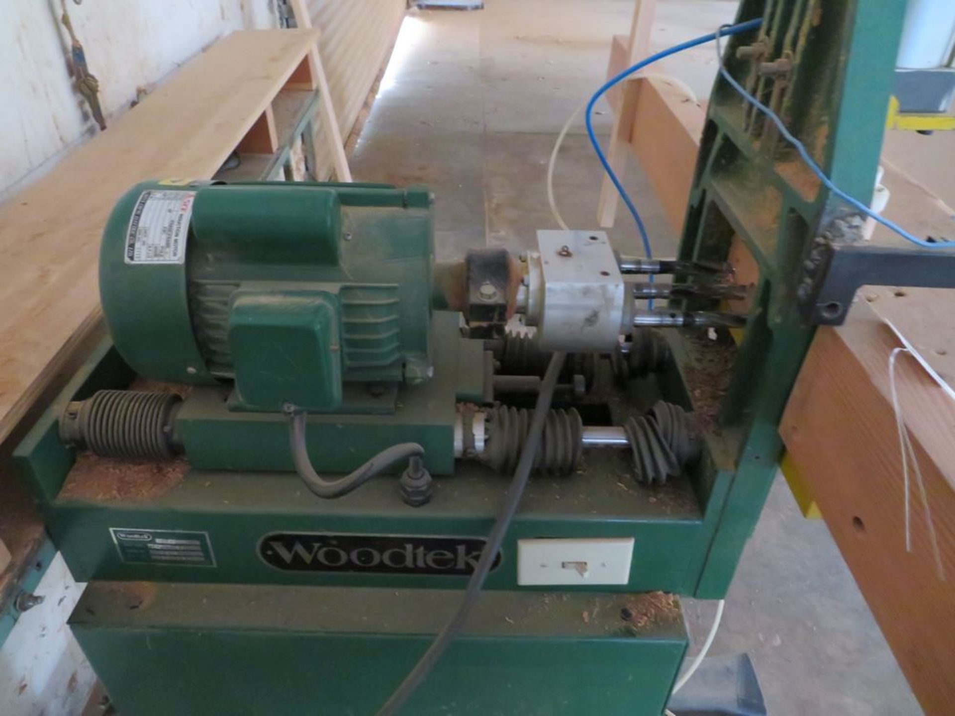 Woodtek mod. A92873, Multi Spindle Horiz. Boring Machine, 1 1/2hp - Image 2 of 3