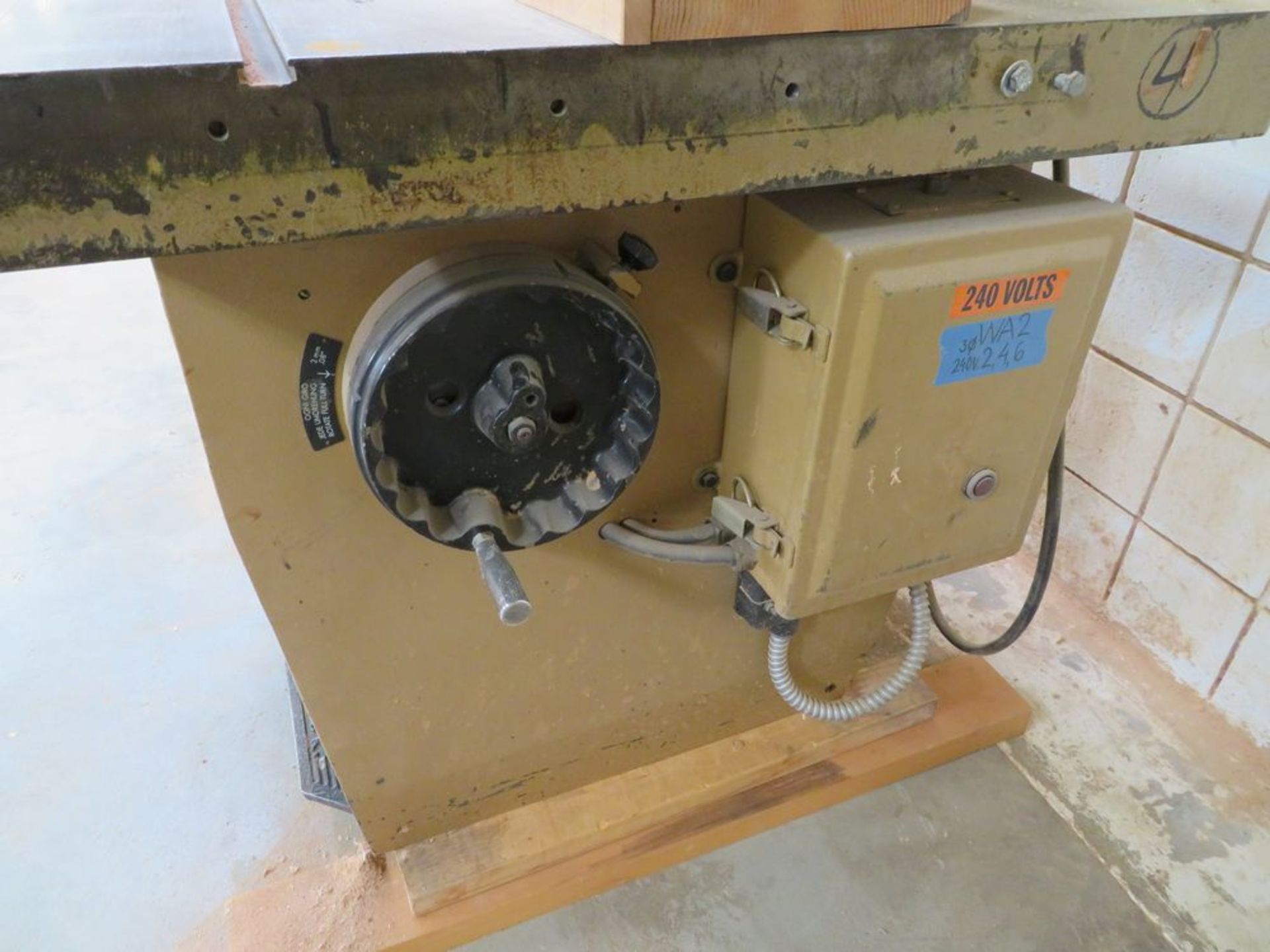 SCMI mod. T120, Single Spindle Shaper w/ Power Feed Unit - Image 2 of 5