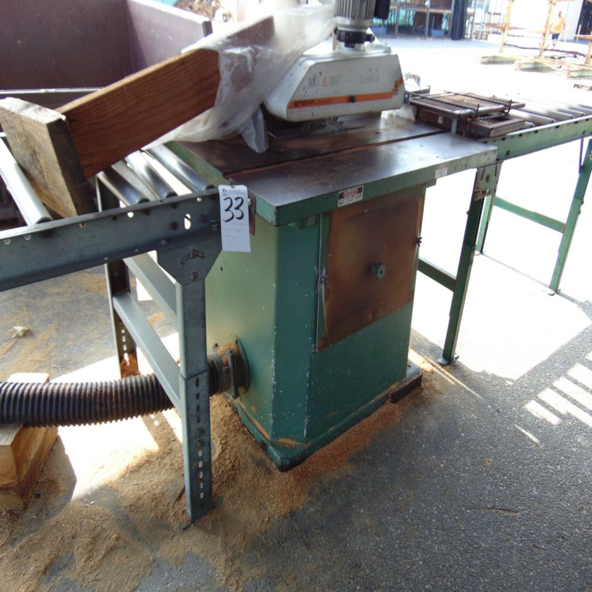 12'' Table Saw w/ In/Outfeed Conveyor