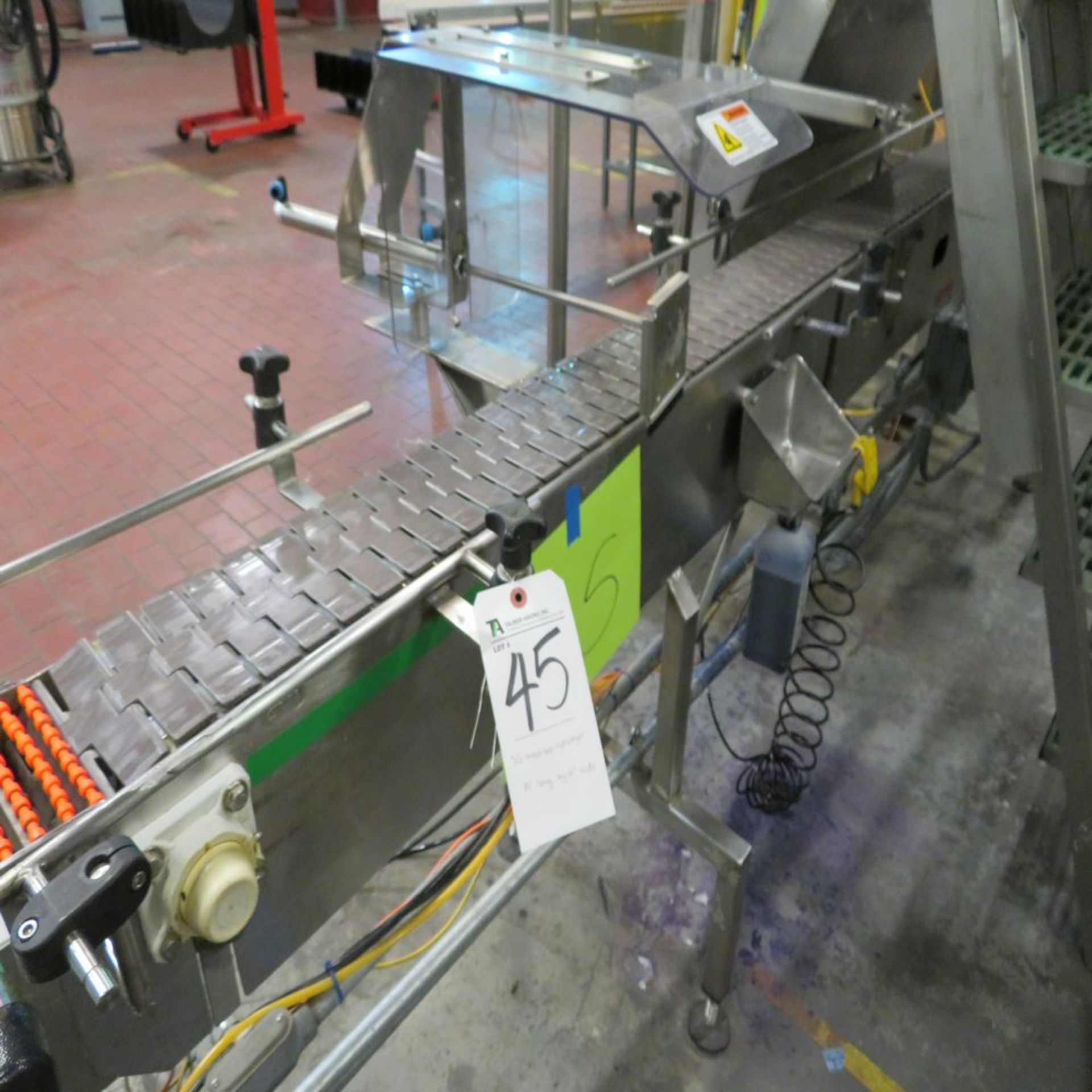 S.S. Tabletop Conveyor, 19'L x 6''W