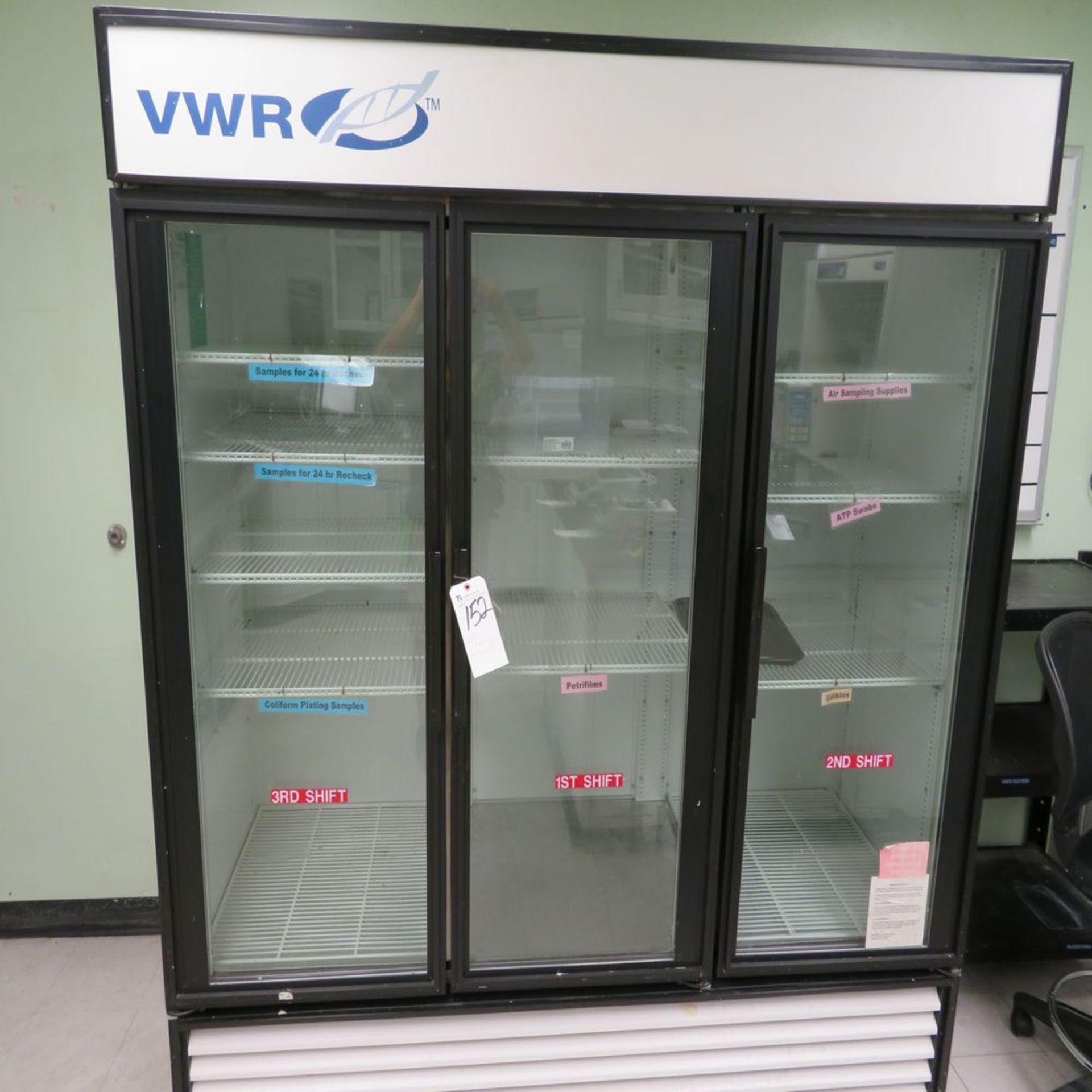 VWR 3-Door Lab Refrigerator