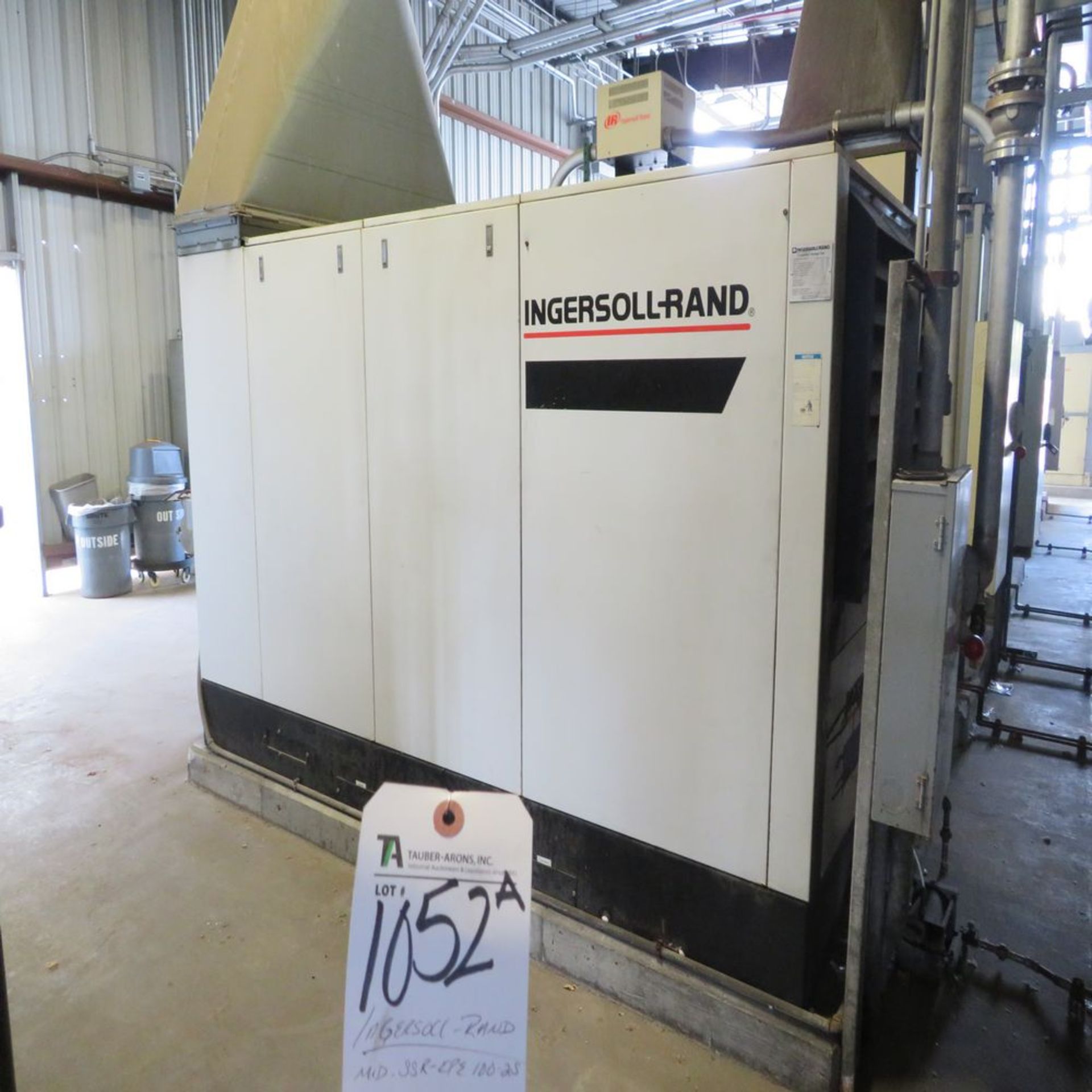 Ingersoll-Rand mod. SSR-EPE 100-2S, 100hp Rotary Screw Air Compressor; S/N FF2186V01136 (No Pipe/