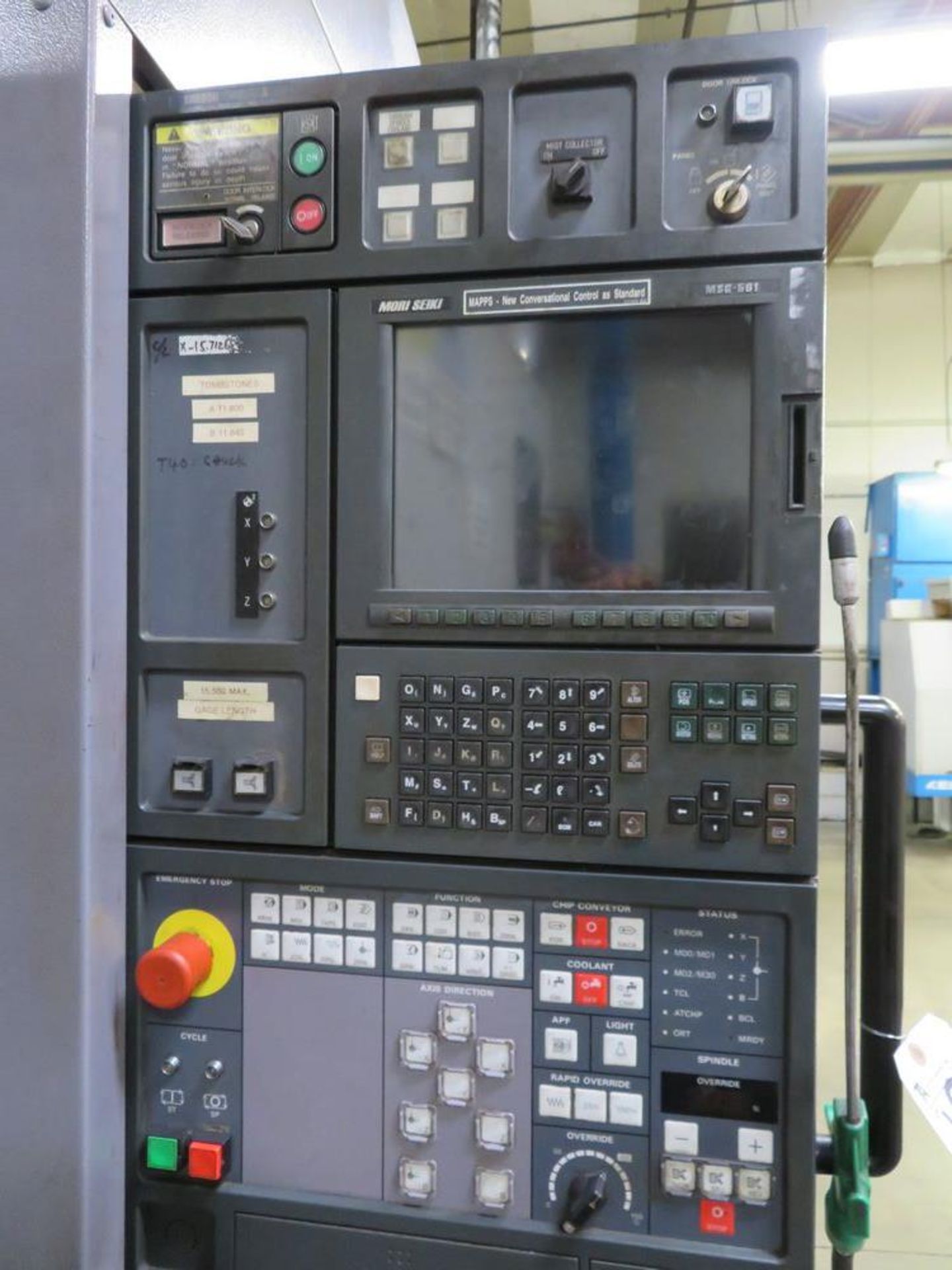 (2001) Mori Seiki SH 5000/40 Horizontal CNC Machine Center w/ Mori Seiki MSG-50i CNC Controls, - Image 4 of 11