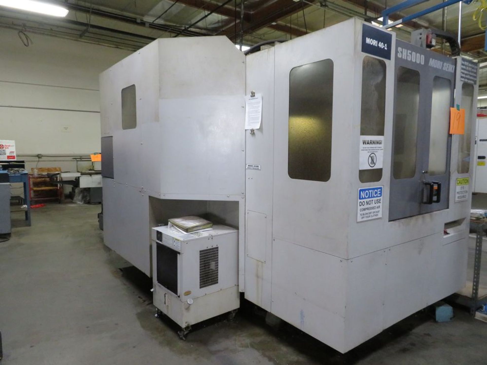 (2001) Mori Seiki SH 5000/40 Horizontal CNC Machine Center w/ Mori Seiki MSG-50i CNC Controls, - Image 7 of 11