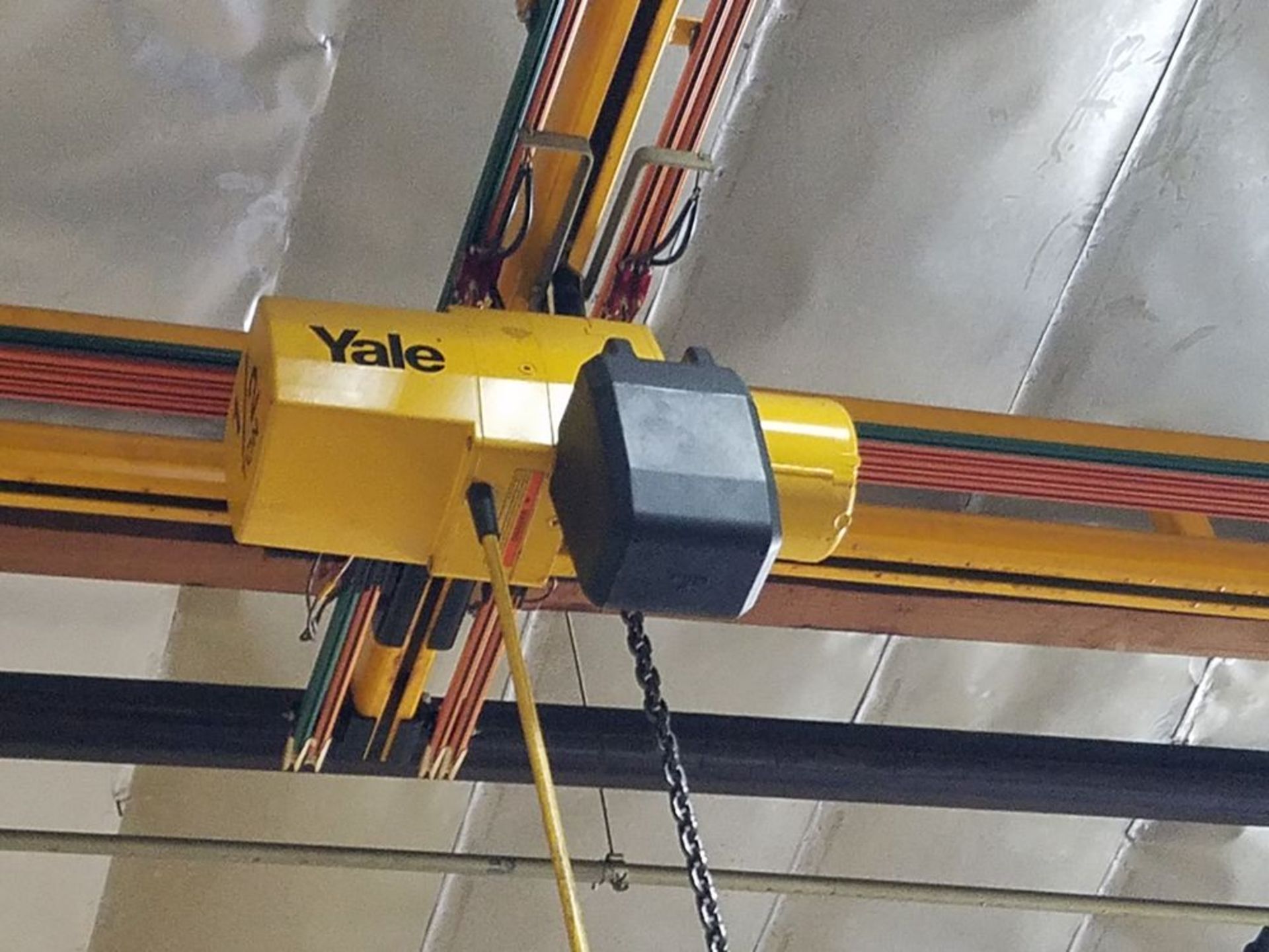 Overhead Crane Rail, Approx. 12'W x 40'L w/ ½ Ton Yale Electric Hoist - Image 2 of 3