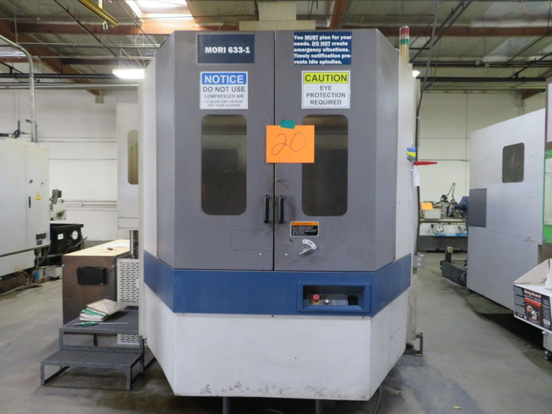 (2001) Mori Seiki SH-663 Horizontal CNC Machine Center w/ Mori-Seiki CNC Controls, Turbo Conveyor - Image 4 of 12