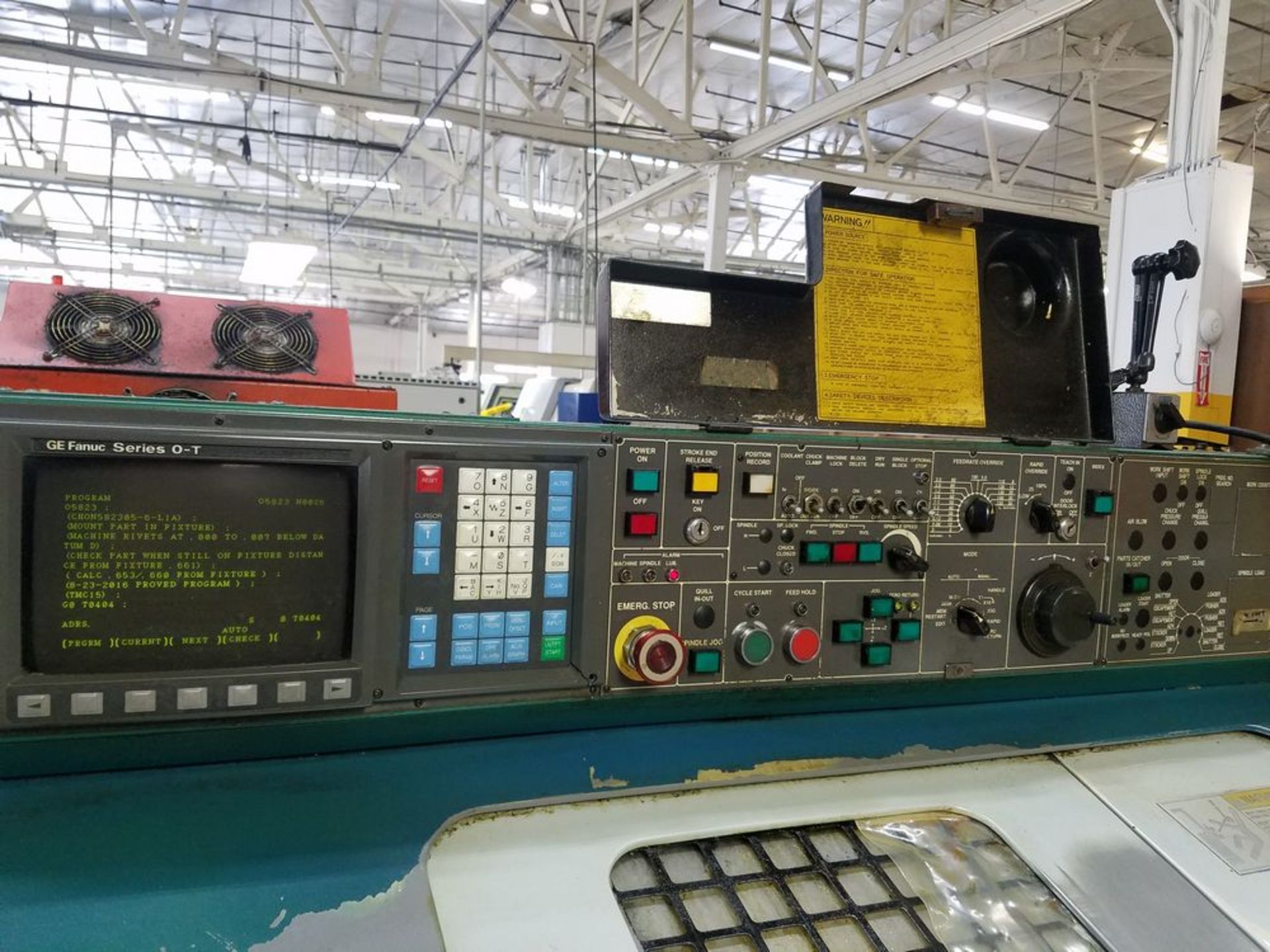 (1994) Nakamura Tome TMC-15, CNC Lathe w/ GE Fanuc Series O-T CNC Controls, Turret, Part Catcher, - Image 2 of 5