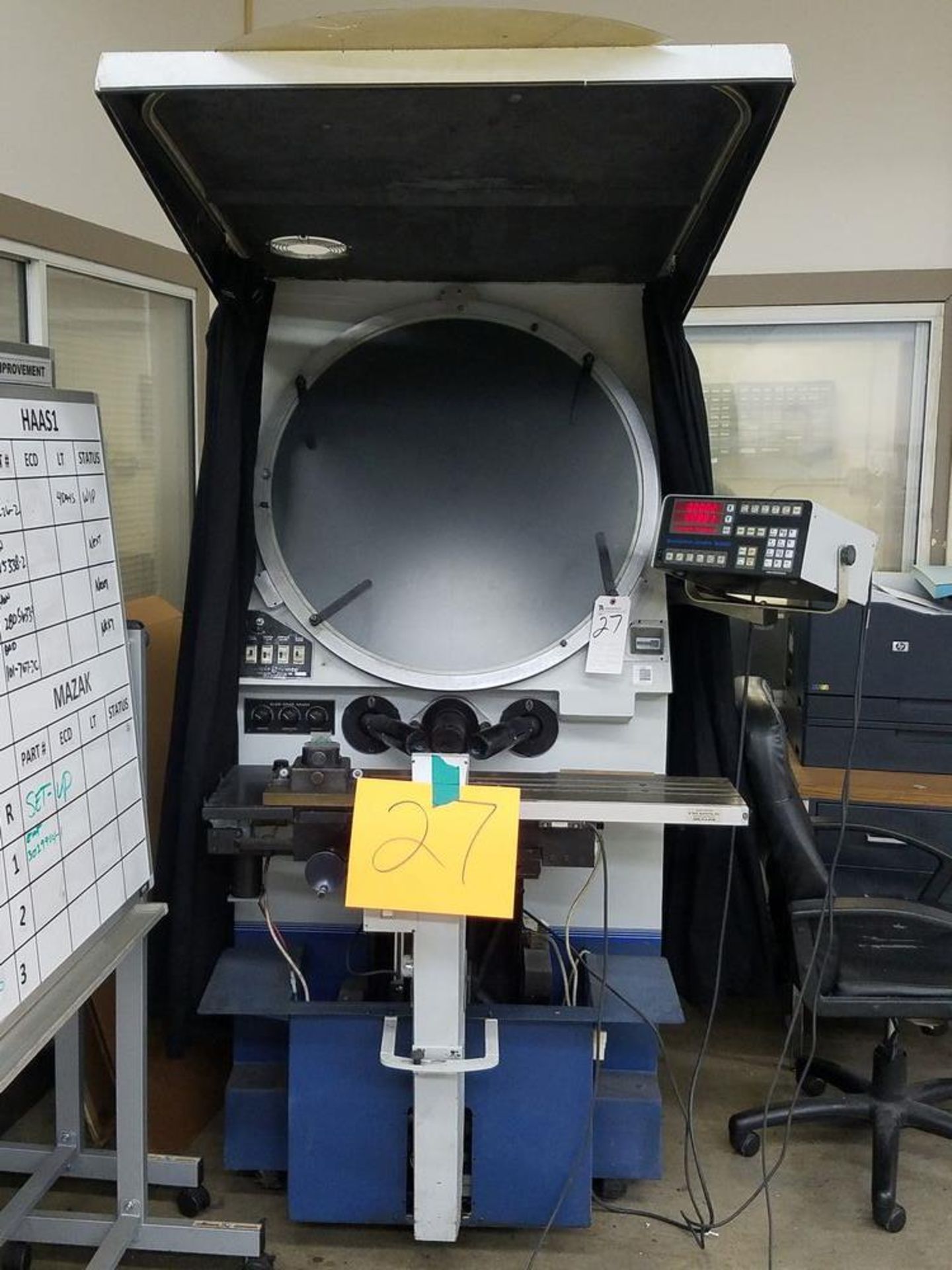 Scherr Tumico mod. P-2500 30'' Optical Comparator w/ Metronics Quadra-Chek 2000; S/N 445