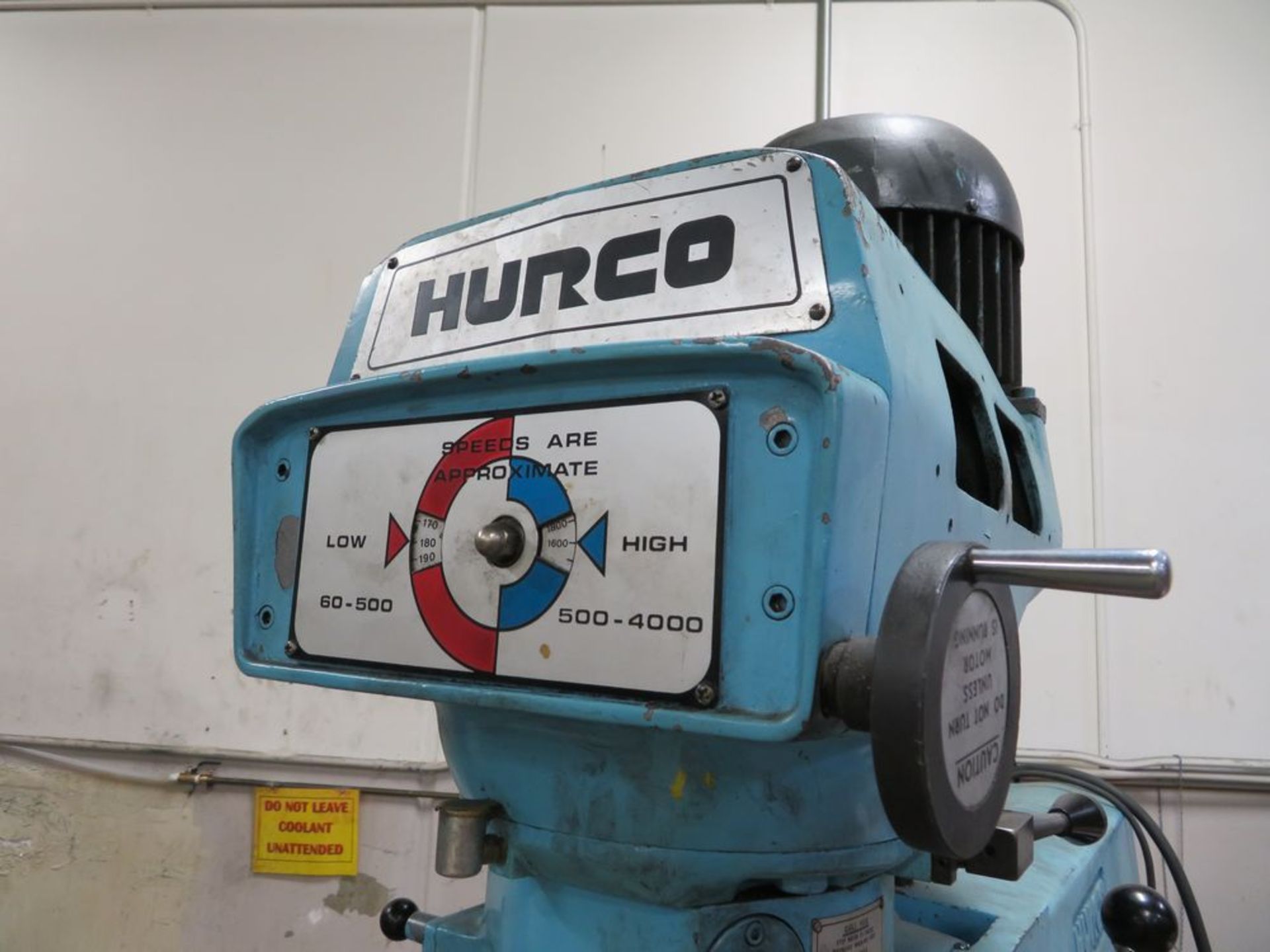 Hurco Vertical Mill, 9'' x 42'' Table w/ Power Feed Variable Speed Drive (No Rotary Table) - Image 2 of 3