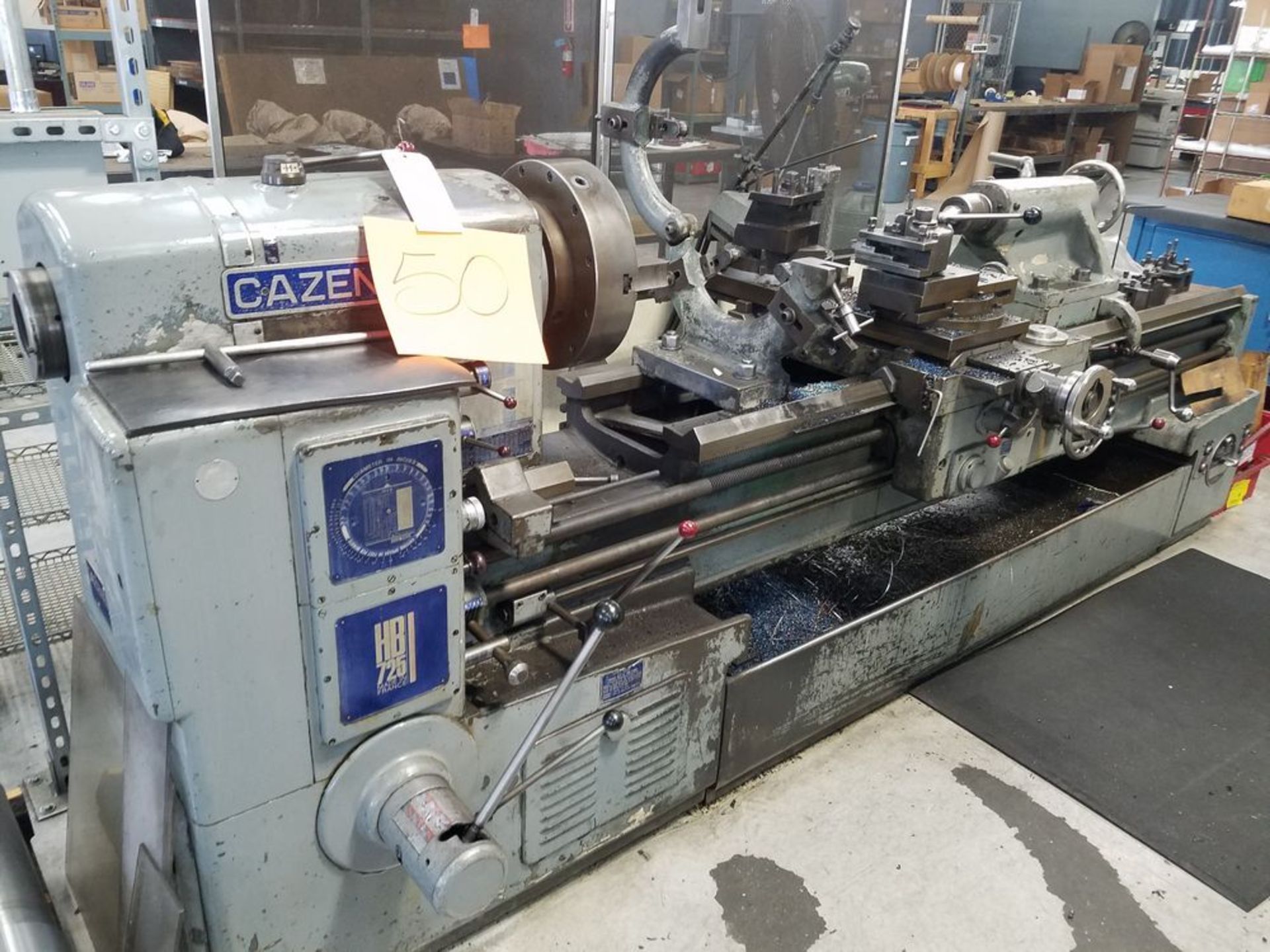 Lazeneuve HB725, 26'' x 60'' Gap Type Engine Lathe, 3-Jaw Chuck, Tailstock, Quick Change