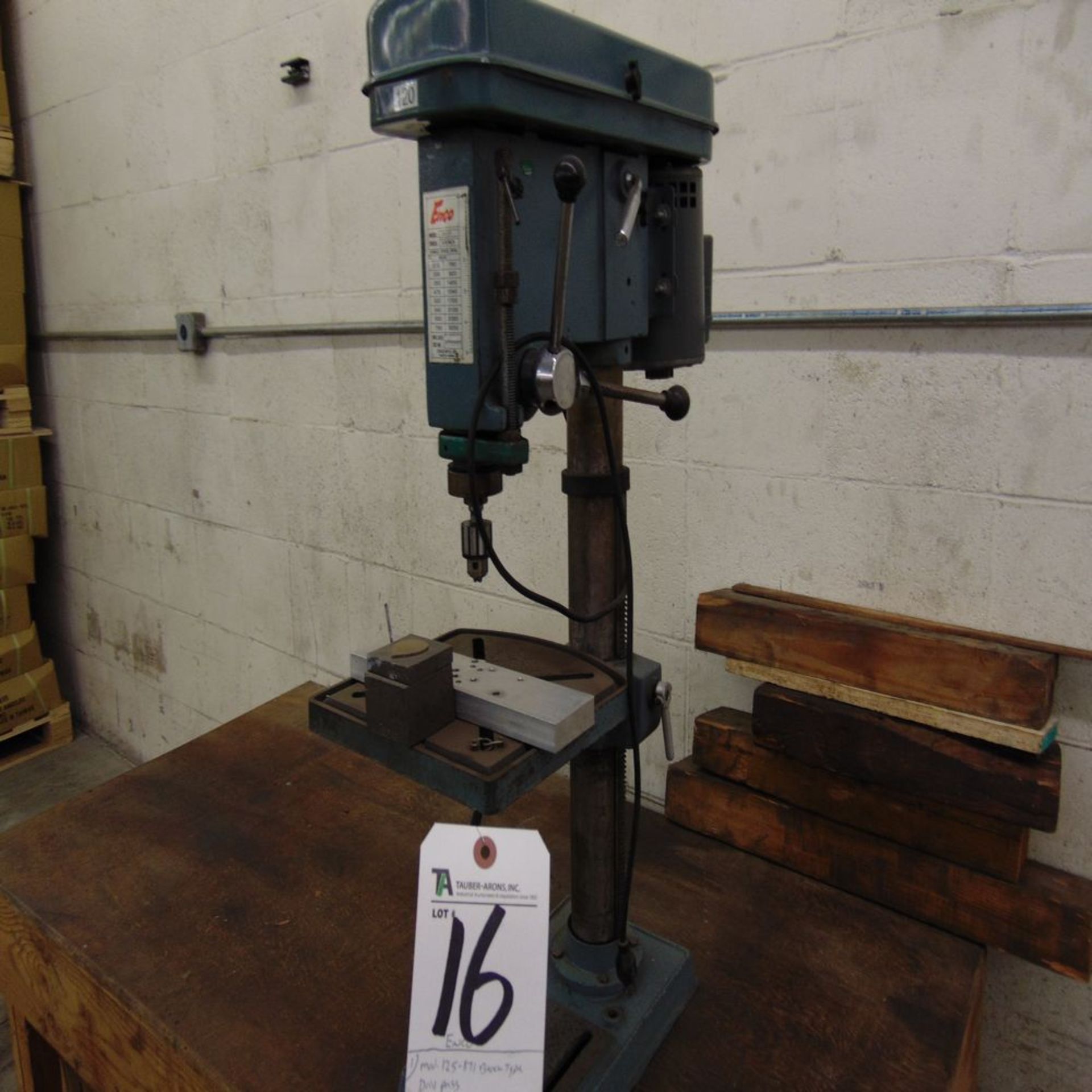 Enco mod. 125-1171 Bench Type Drill Press S/N 01458