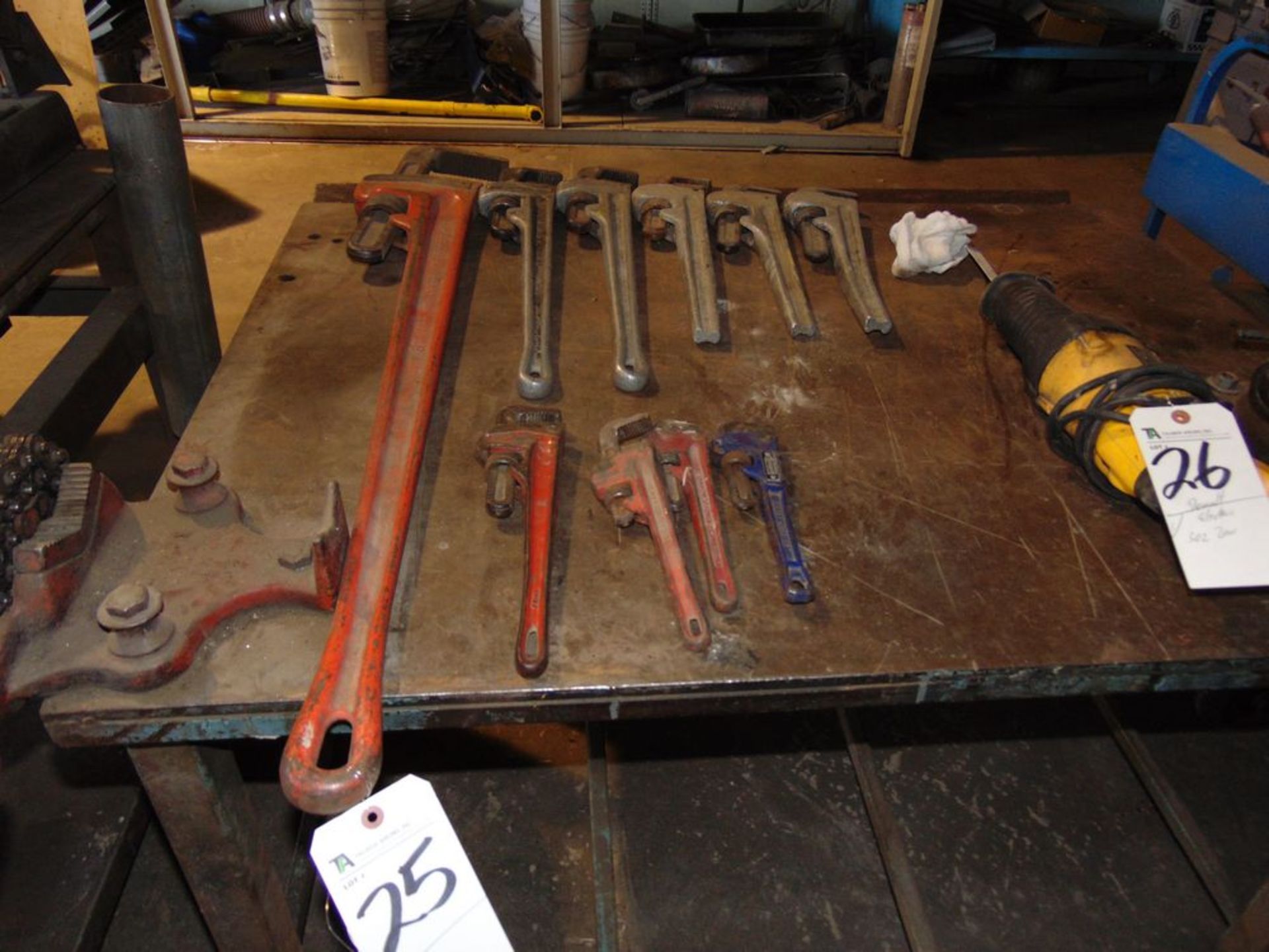 (Lot) Pipe Wrenches