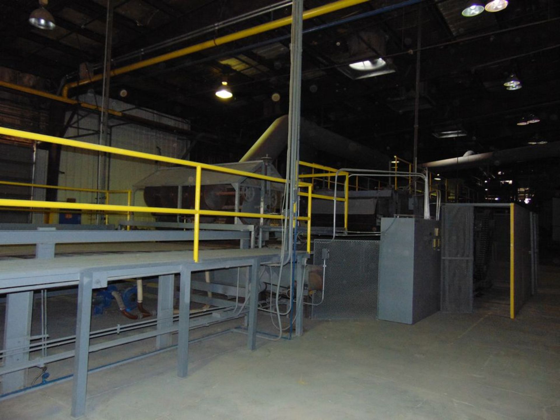 (Lot) Line 1, Consisting of: 10' x 50' Forming Plenum/Accumulation Table, Chain Fed Screw Type - Image 2 of 8