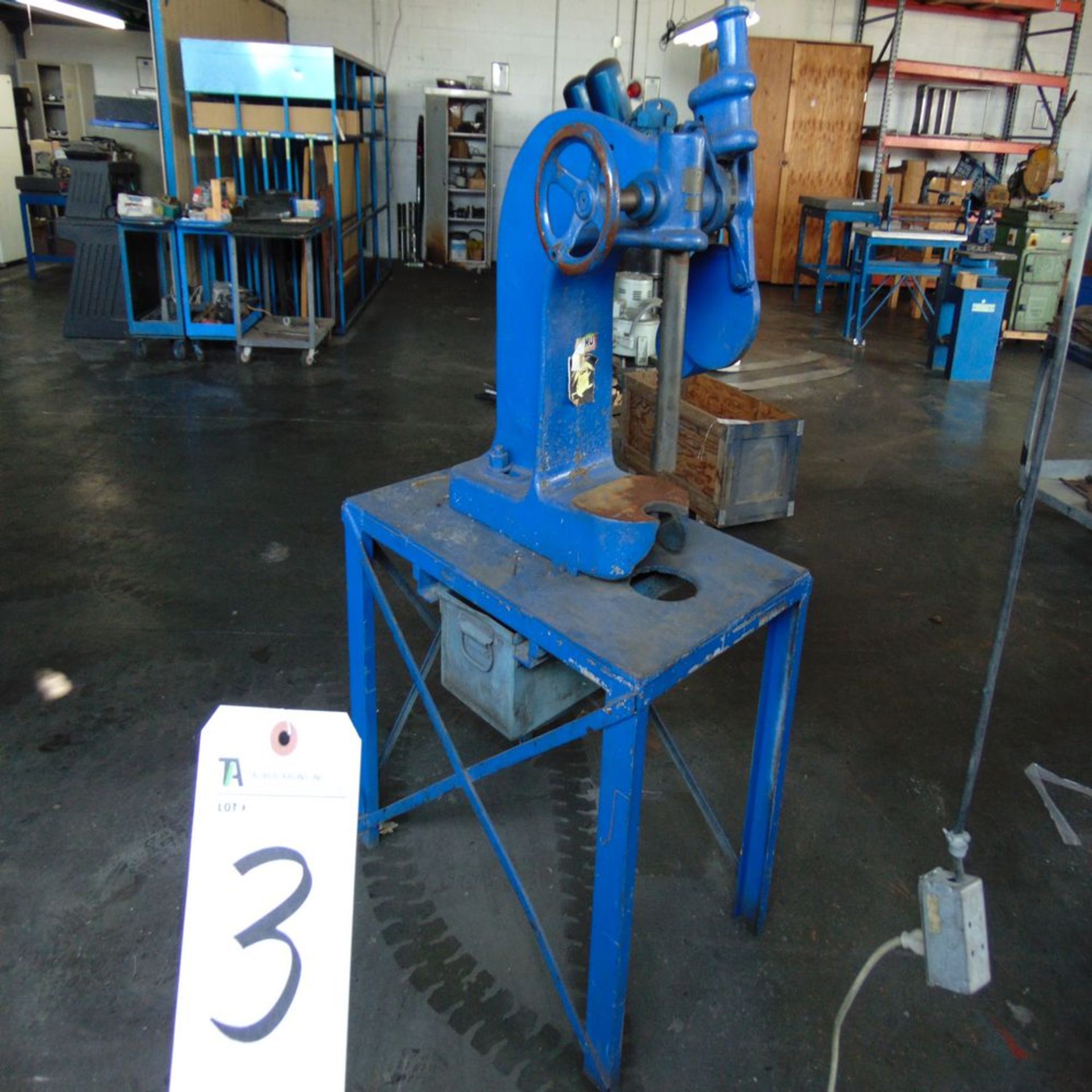 Greenerd No. 3 1/2 Arbor Press w/ Stand