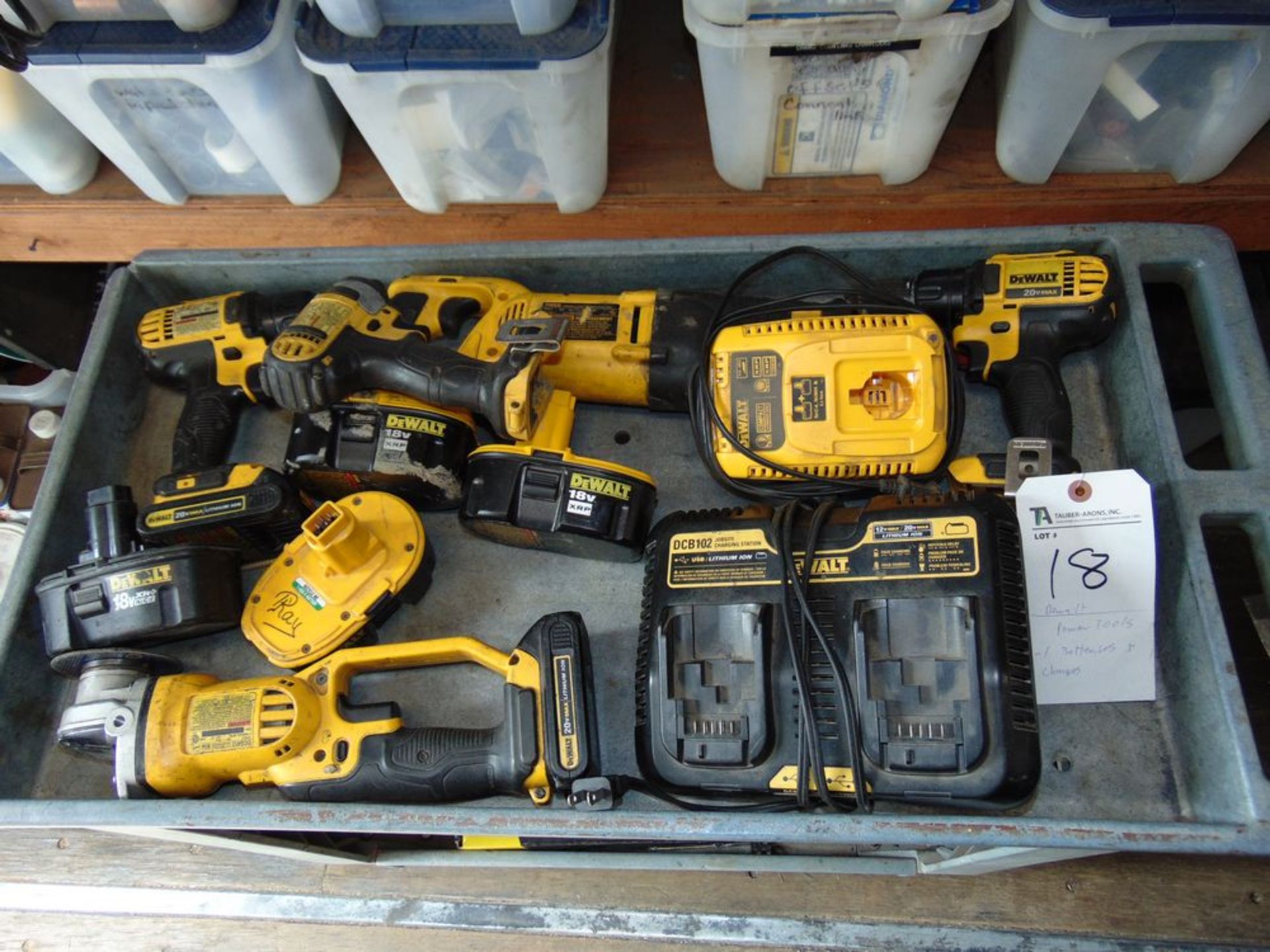 (Lot) DeWalt Power Tools w/ Chargers & Batteries