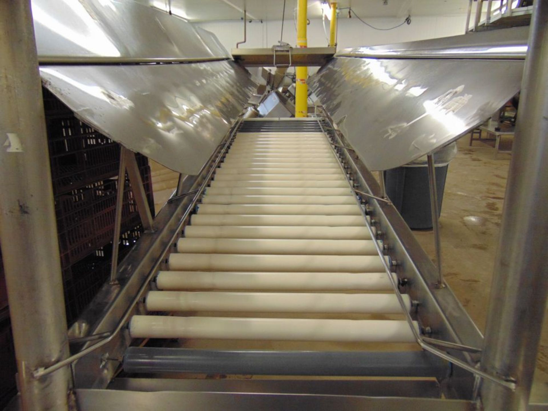 S.S. Roller Type Belt Conveyor, 10'L x 28''W - Image 2 of 2