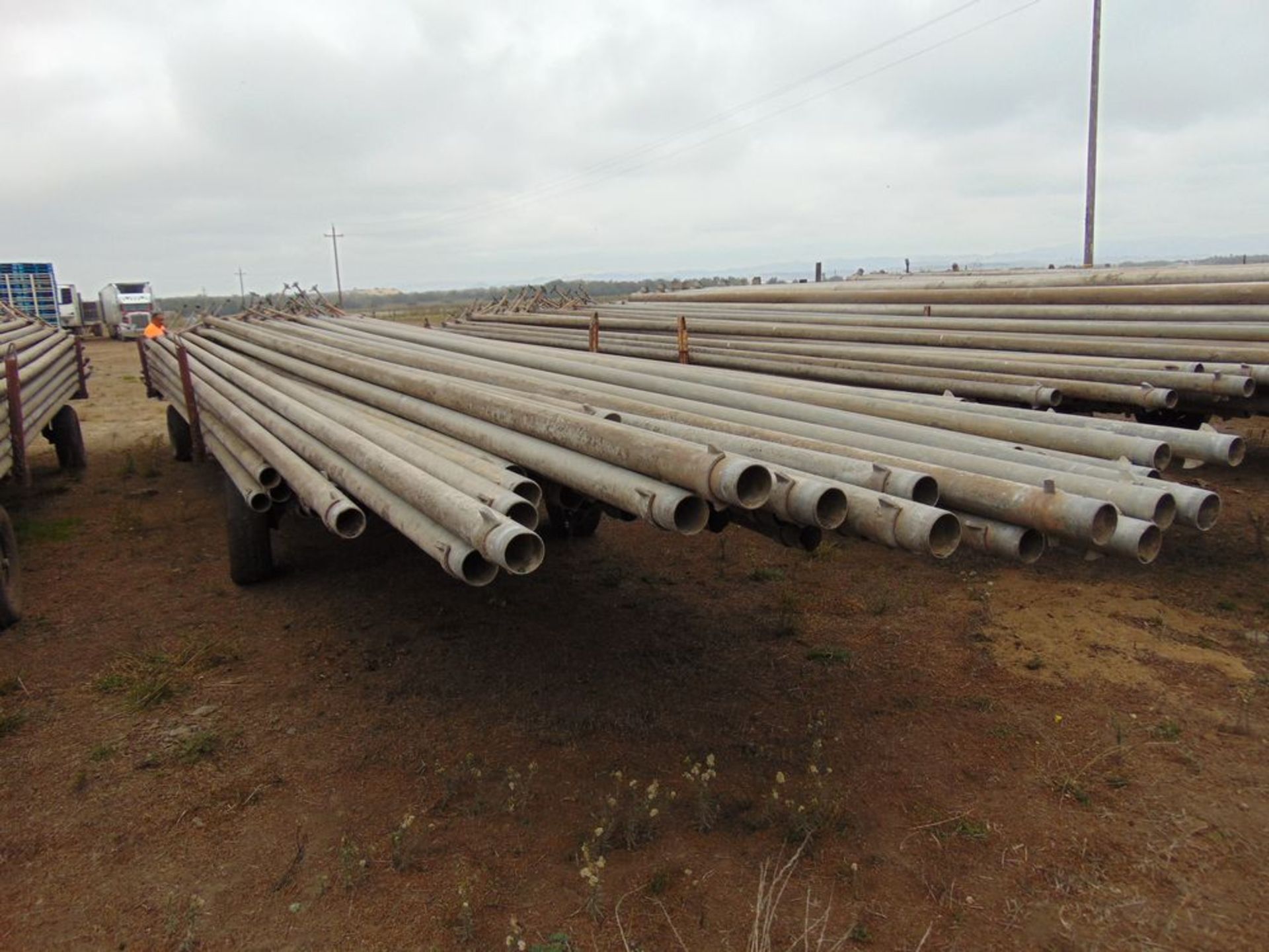 Sec. Approx. 3'' x 30'L Aluminum Irrigation Pipes w/ - Image 2 of 2