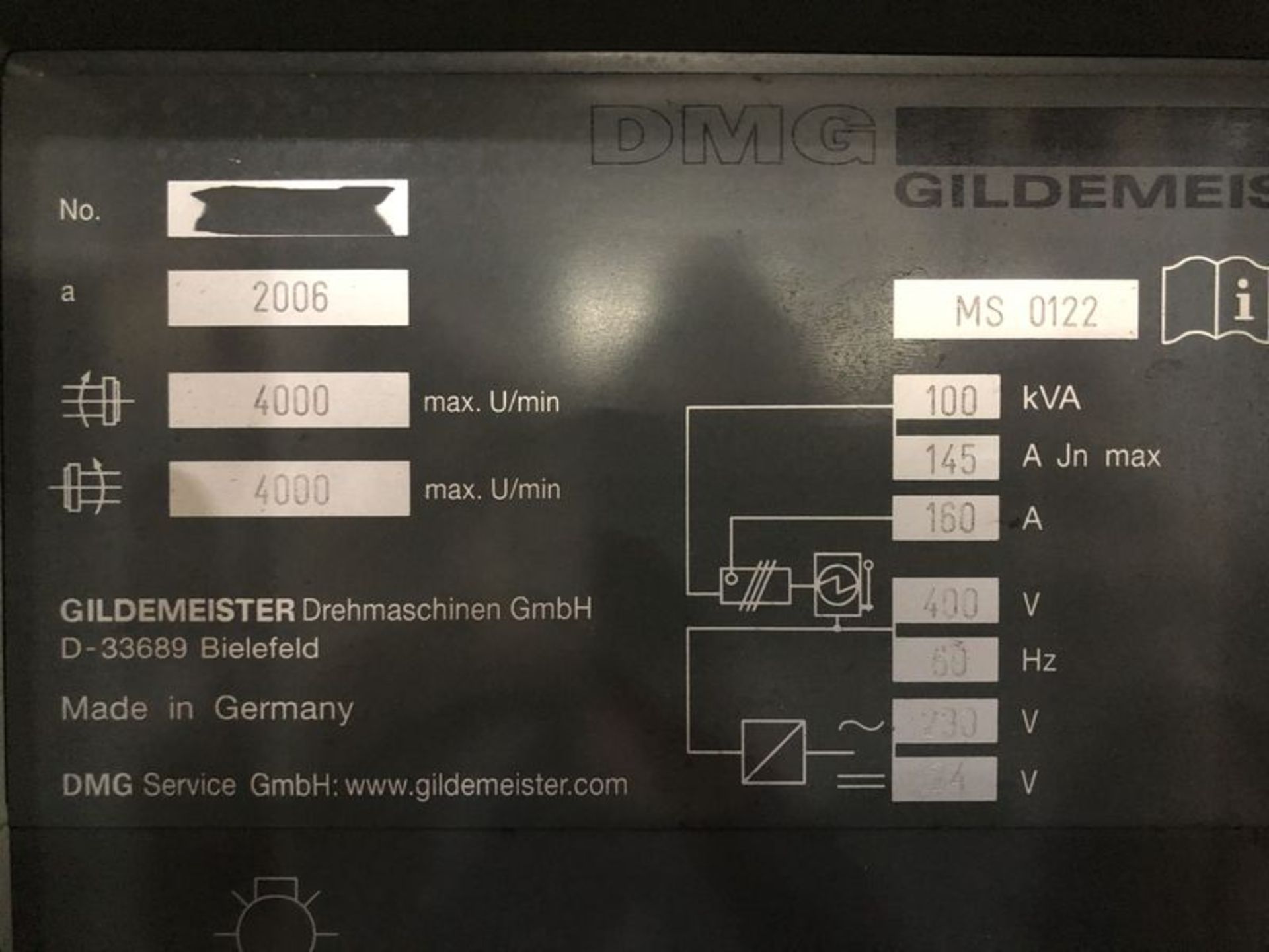 DMG Gildemeister GMX 400 Linear CNC Turning Milling Center - Image 21 of 25