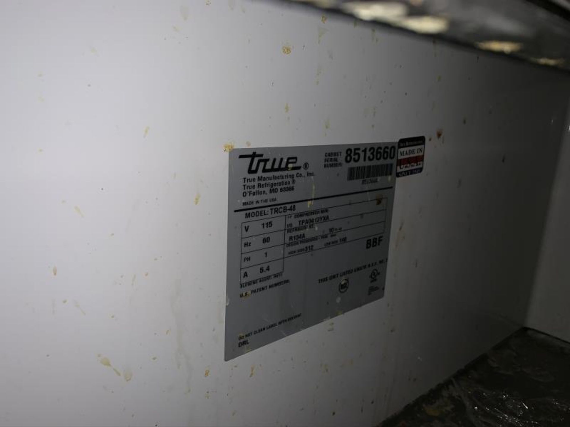 True refrigerator grill base, 48" M: TRCB-48, SN: 8513660 - Image 2 of 2
