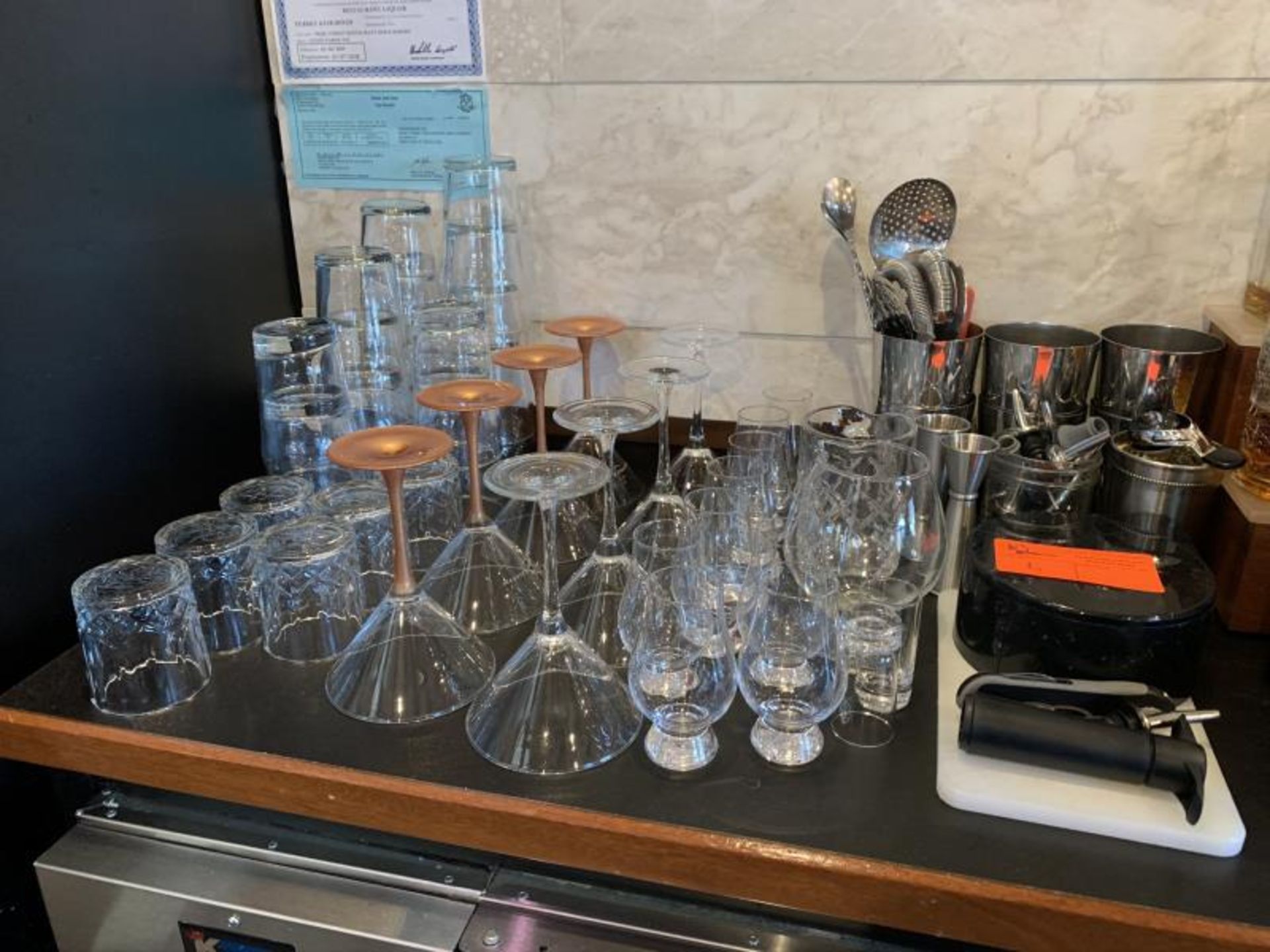 Lot of Barware & Glasses