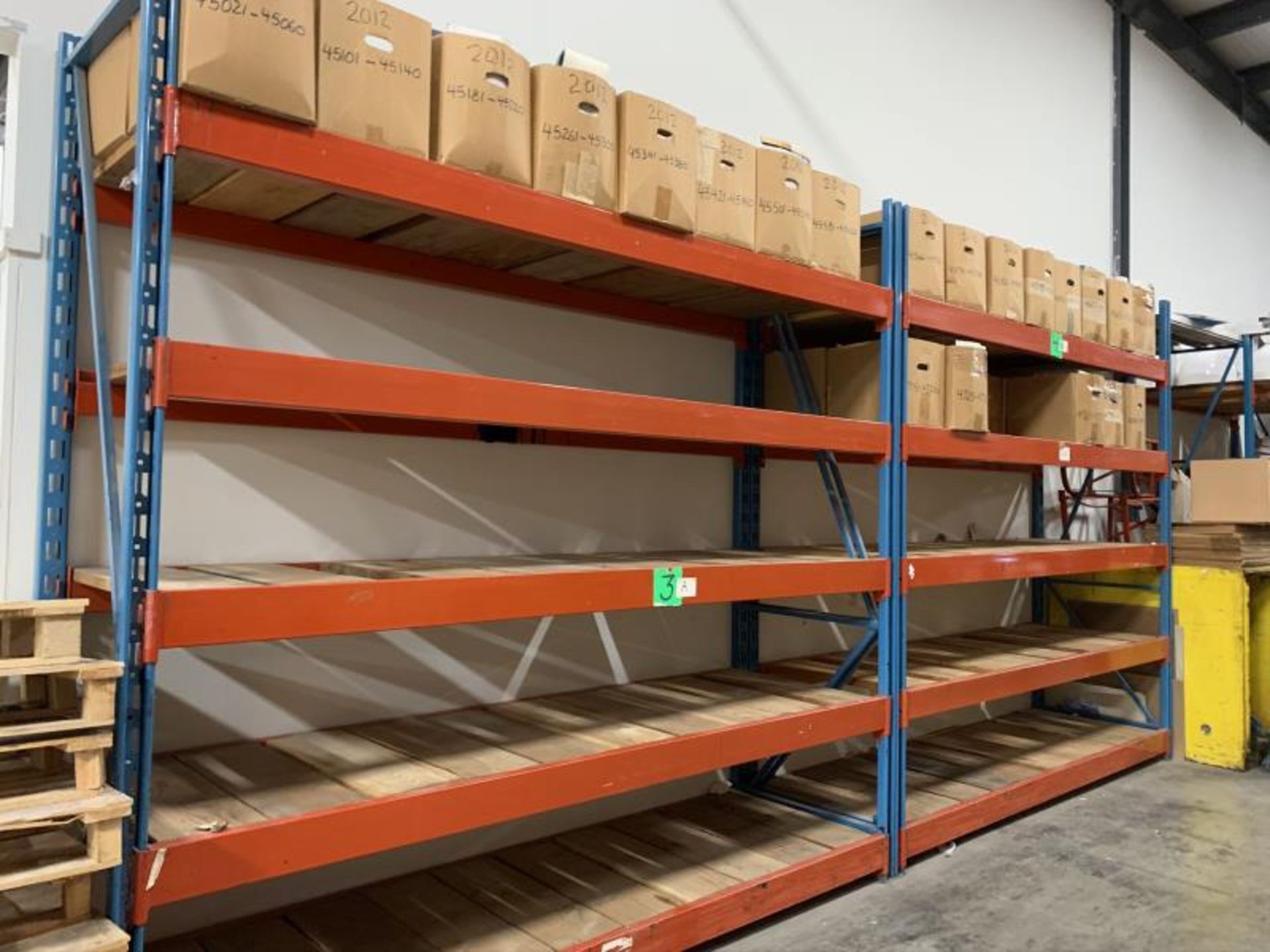 4 Sections pallet racking - Image 4 of 4