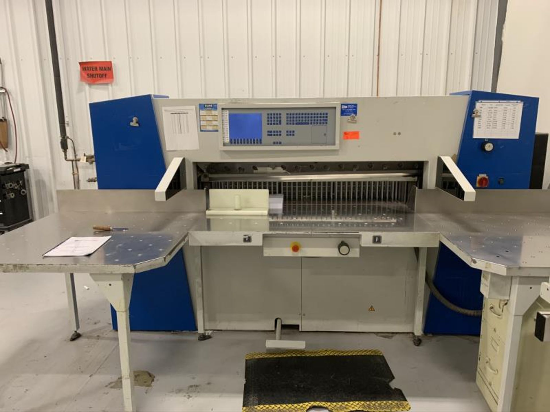 Paper Cutter by Wohlenberg, Model: 137, Made 2013, 3 Spare Blades, SN: 211.926