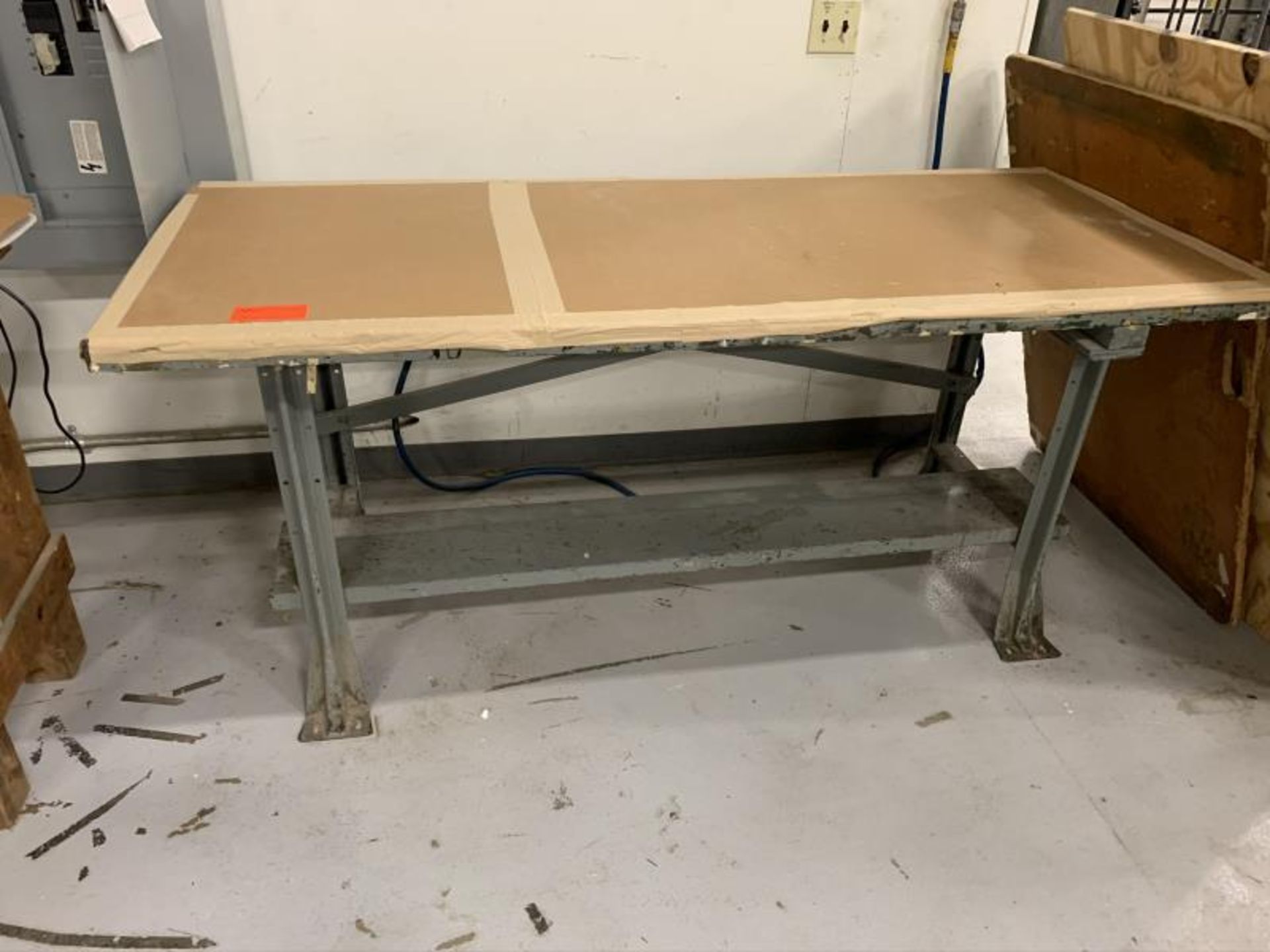 6' Steel Base Work Table