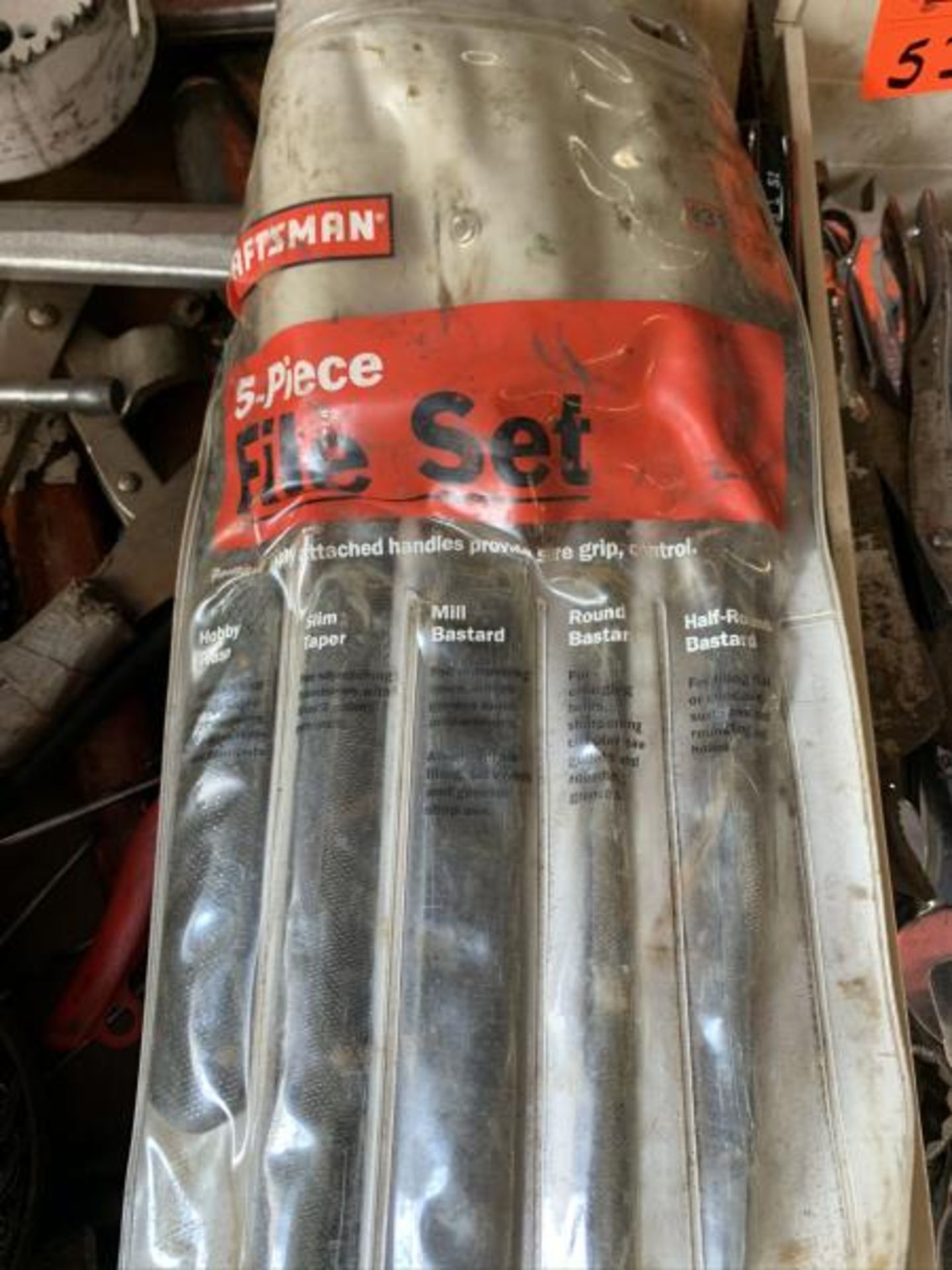 5 Piece file set, clamp, hole saw kit by Milwaukee - Image 3 of 5