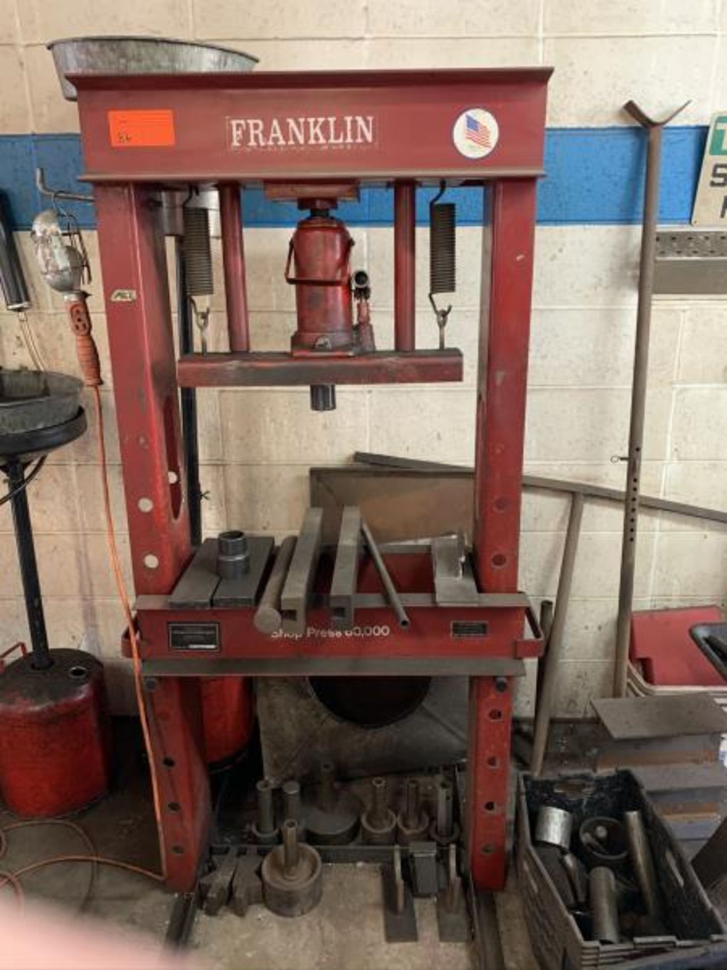 H-Frame Shop press by Franklin, 30 ton capacity