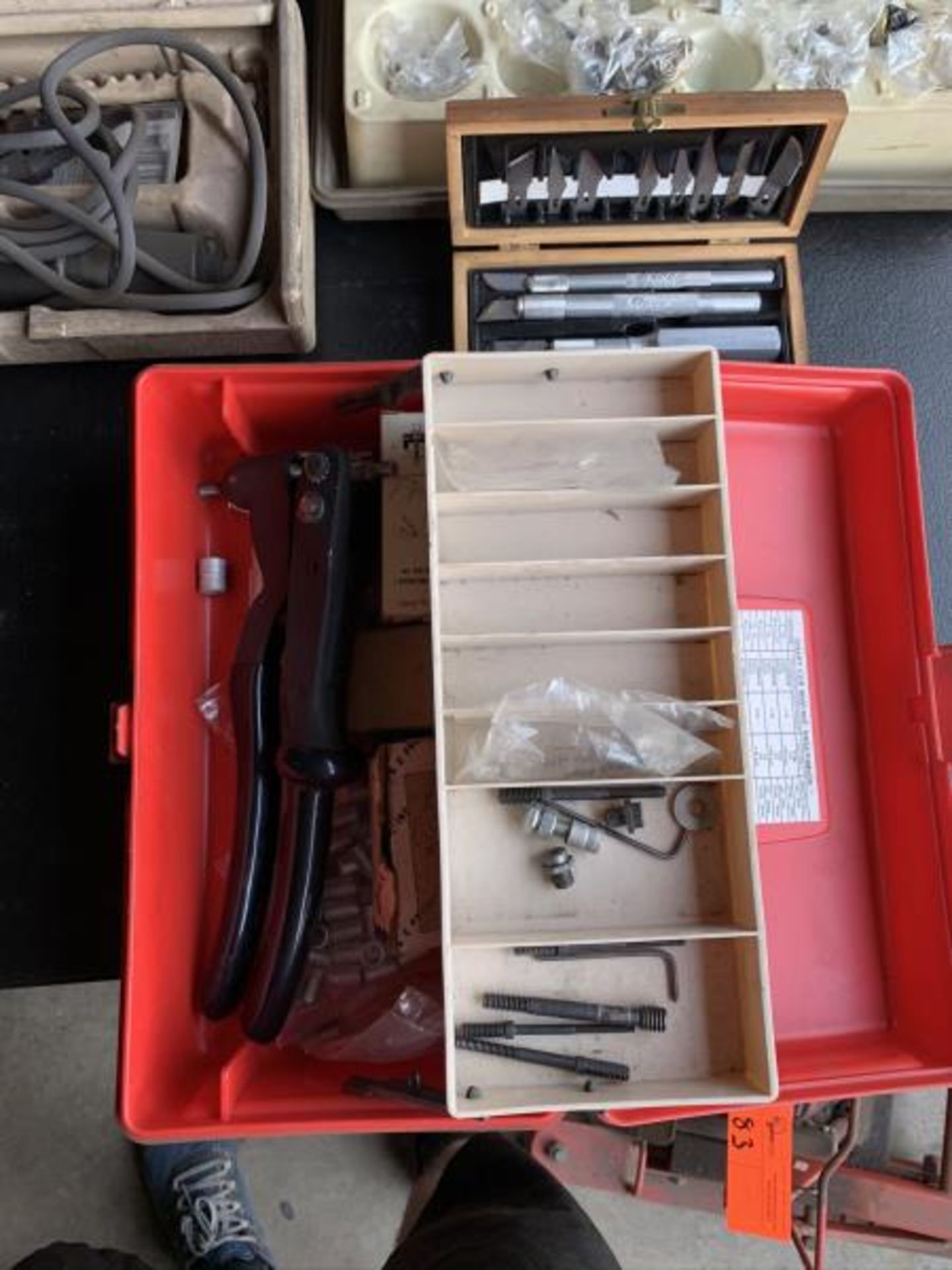 Lot of Rive-Nut clincher toolkit, Dremel tool kit, Weller 8200N soldering kit, Excel knife set, Snap - Image 2 of 6