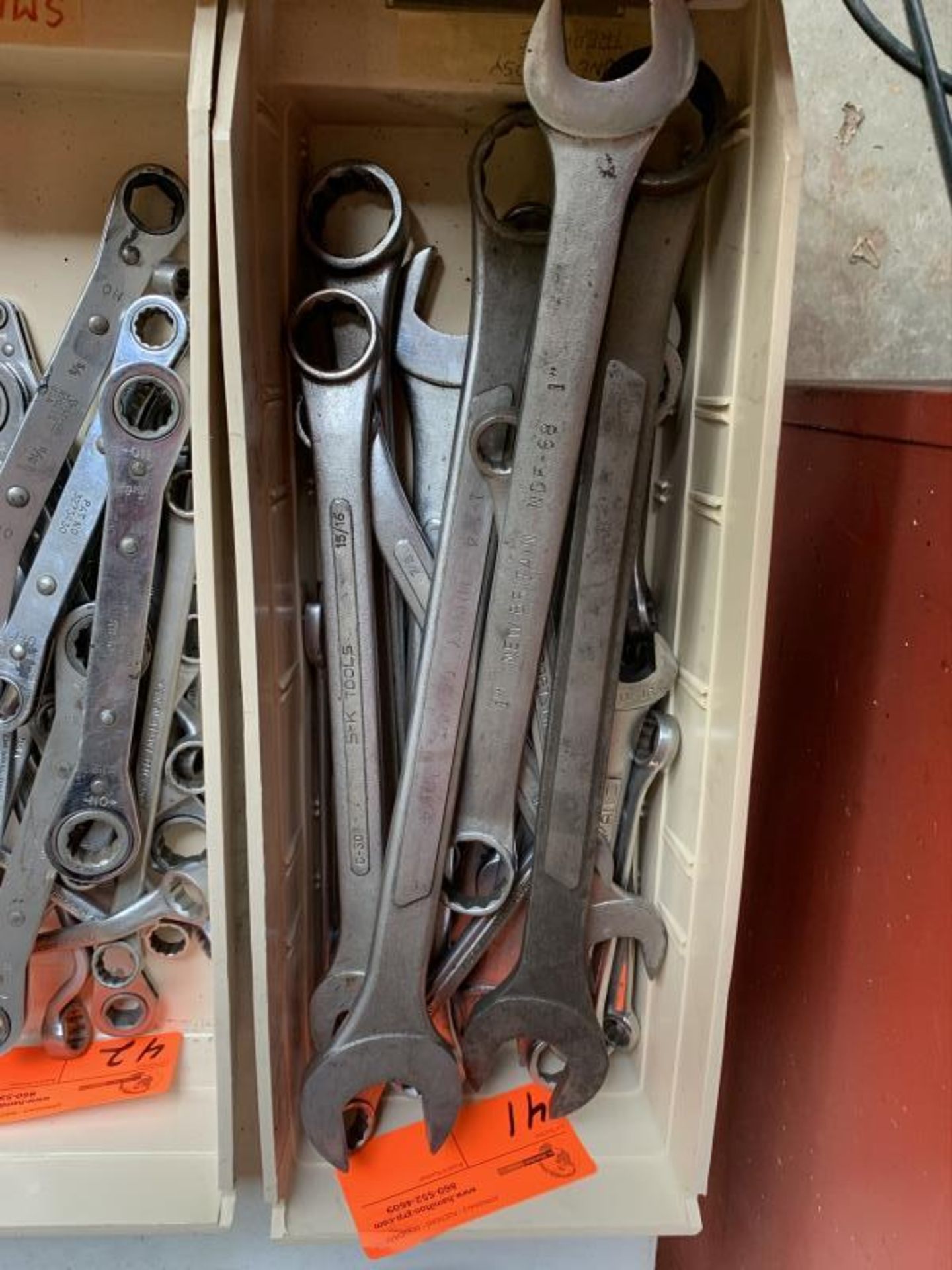 Lot of large wrenches