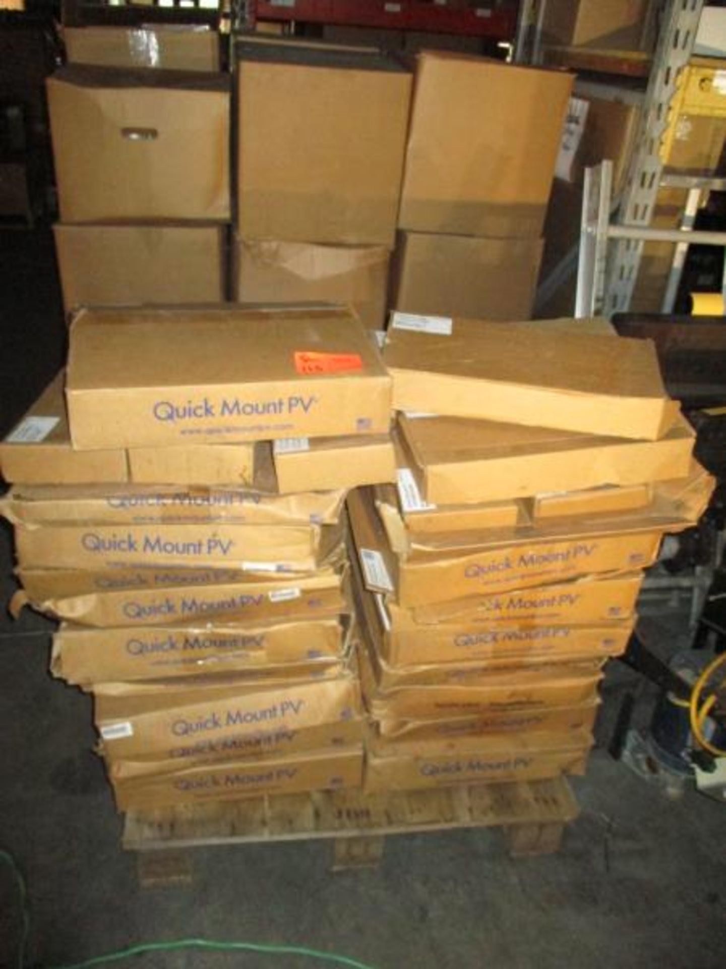 Pallet of Quick Mount PV QMSO Base Plate Kit Bases & HW