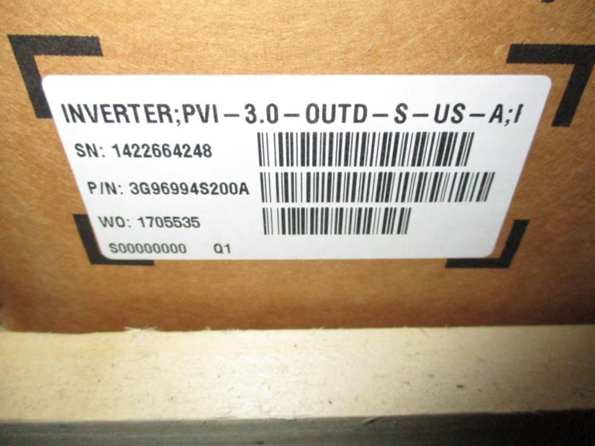 Uno Solar Inverter, PVI-3.0-OUTD-S-US-1 - Image 4 of 4