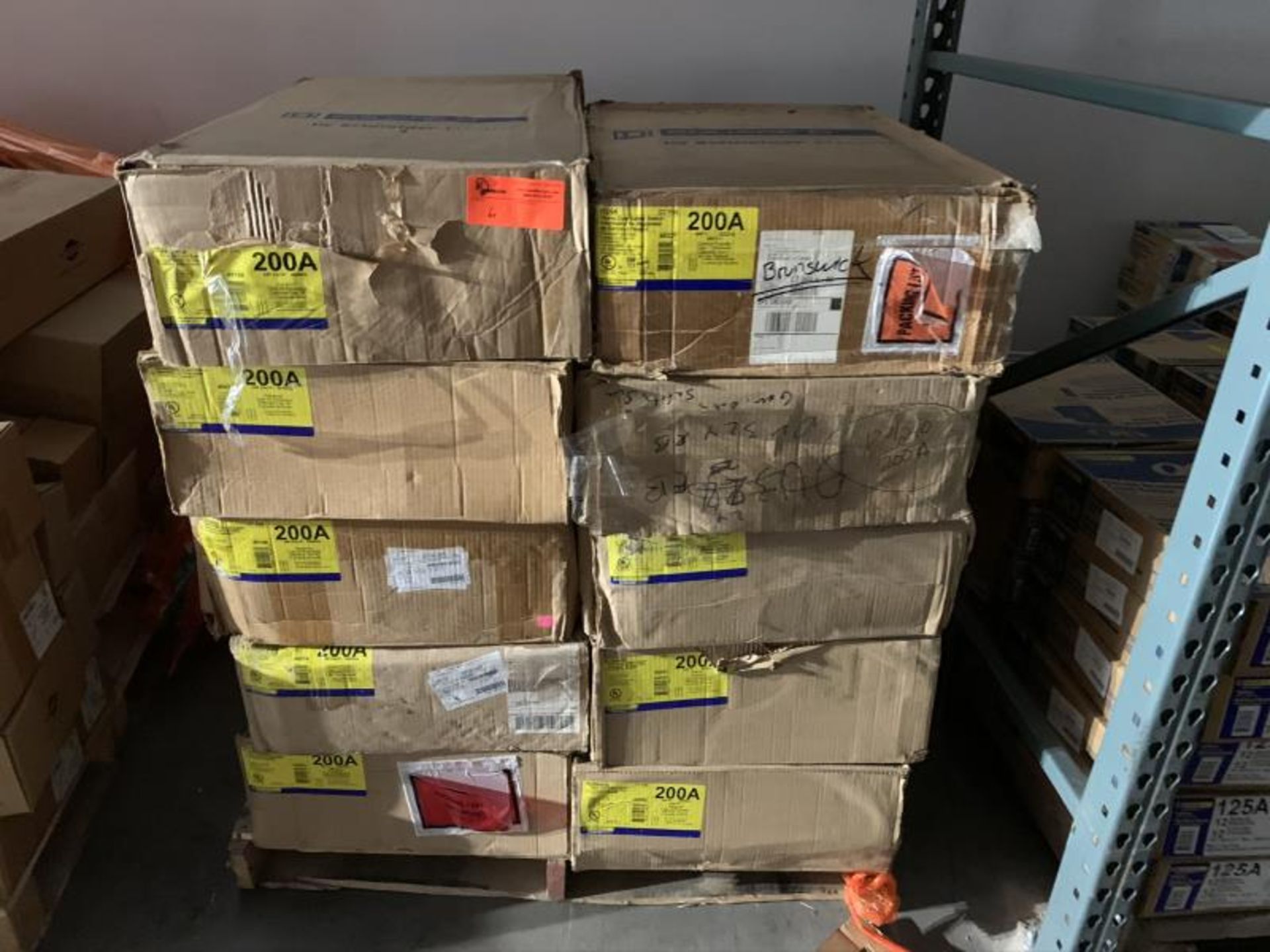 Pallet of 200A Square D Heavy Duty Safety Switches