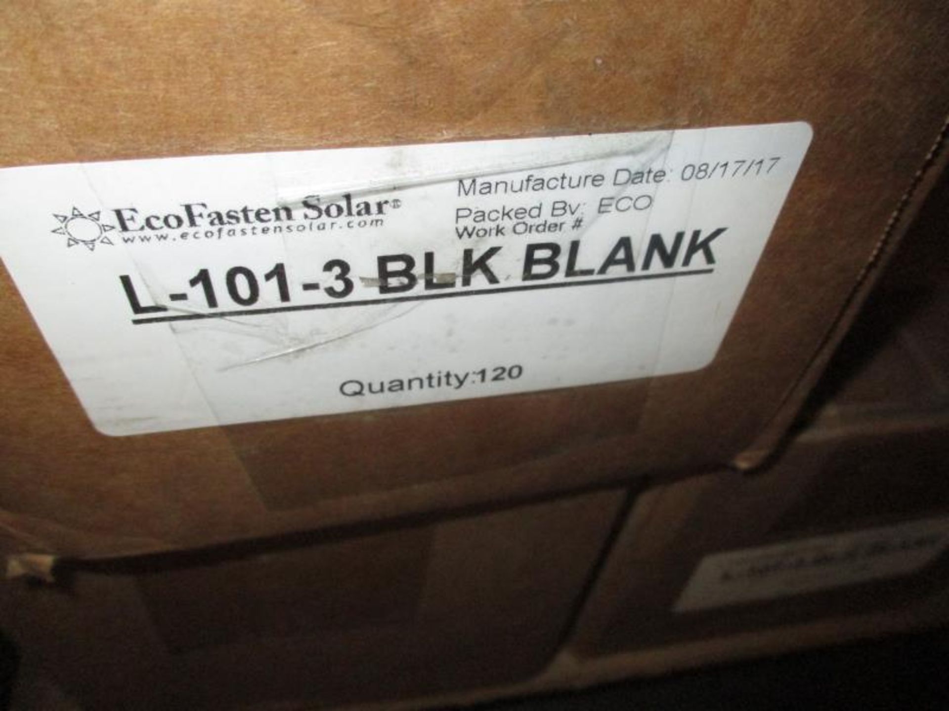 Pallet of Eco Fastening GF1 8x12 Matte Black Flashing & L-101-3 BLK Blank - Image 6 of 7