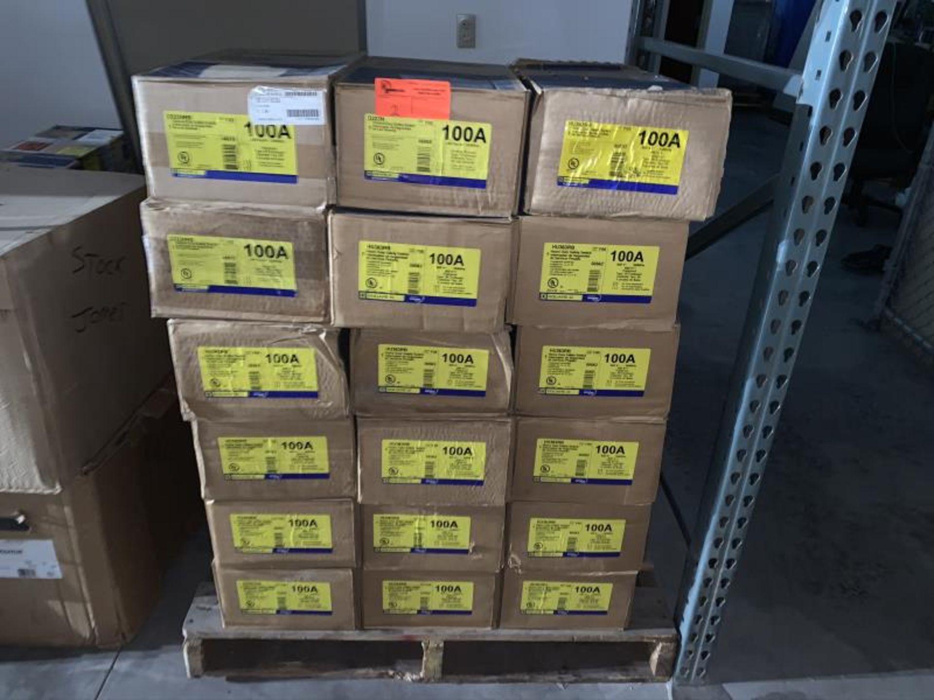 Pallet of 100A Square D General Duty Safety Switch