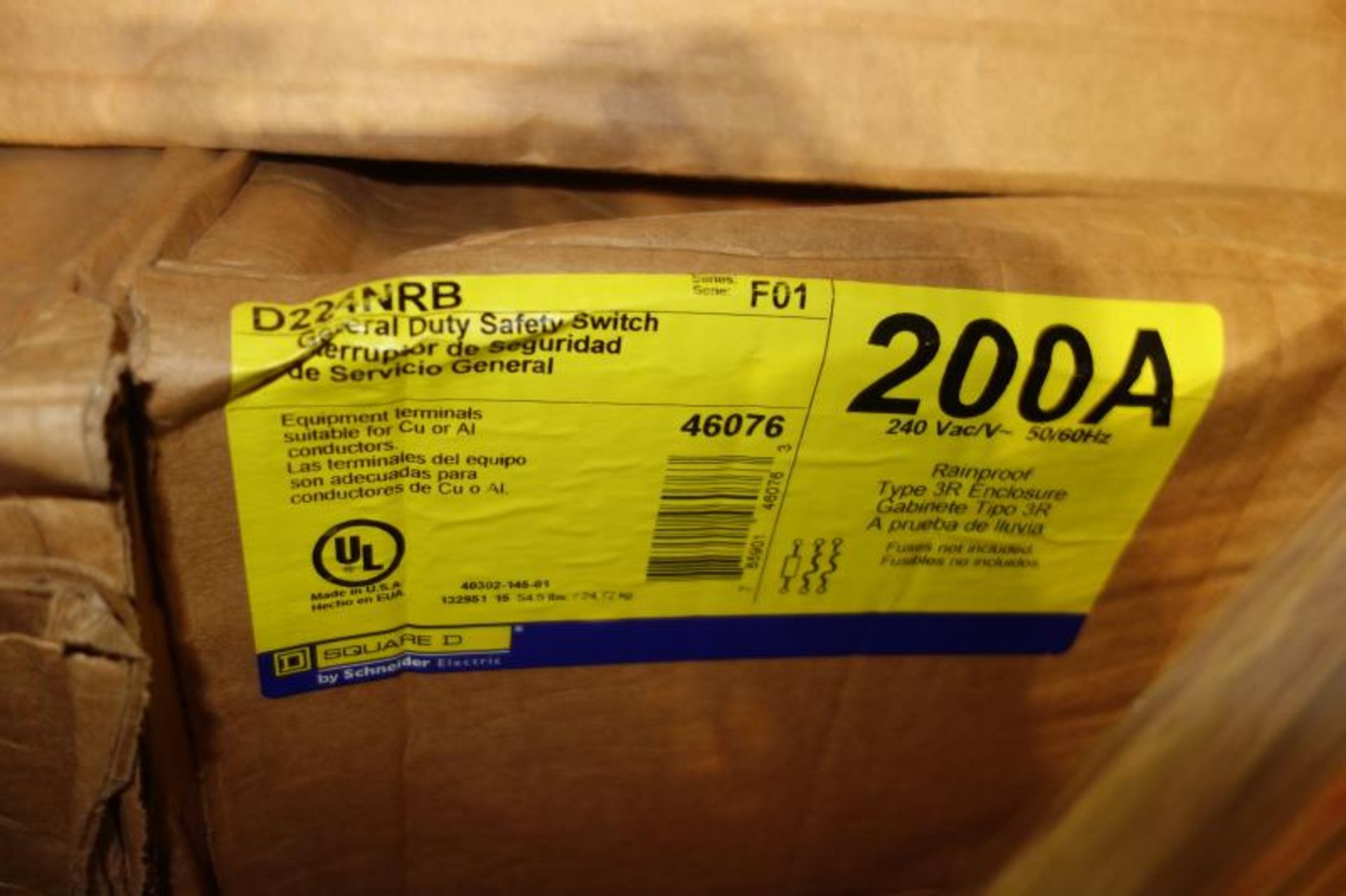 Pallet of Square D 200A General Duty Safety Switches - Image 5 of 6