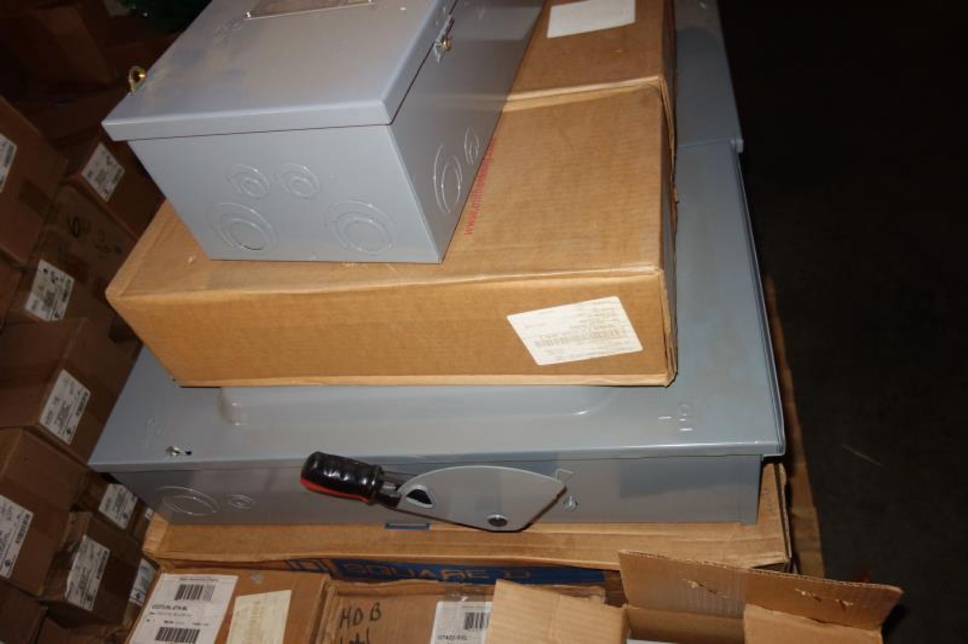 Pallet of Square D 200A Rain Proof Safety Switch Enclosures, MillBank Meter Boxes - Image 2 of 5