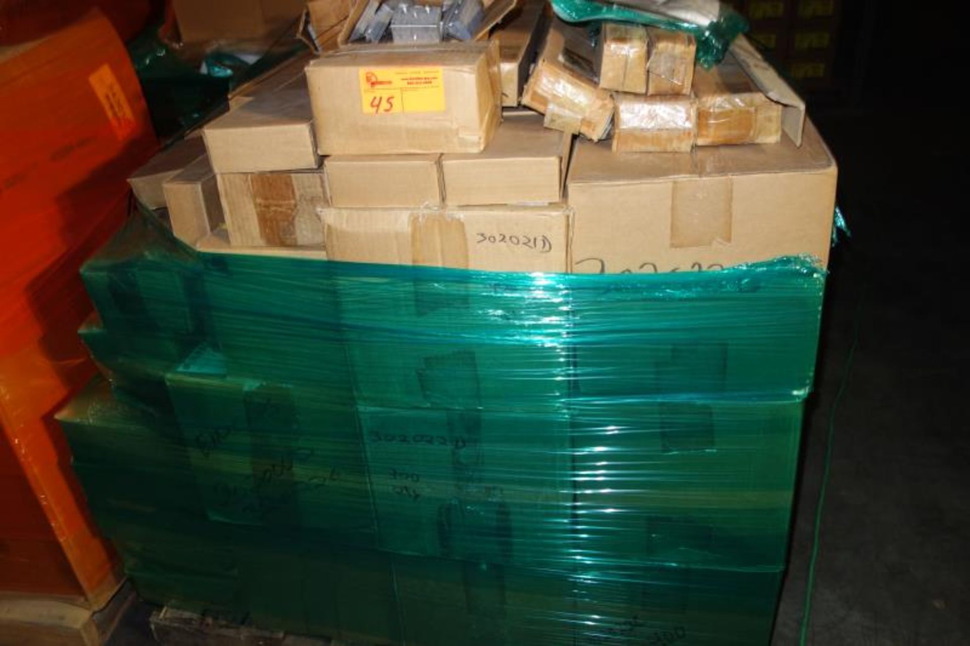 Pallet of End Clamps, Midclamps, Hardware, Bolts