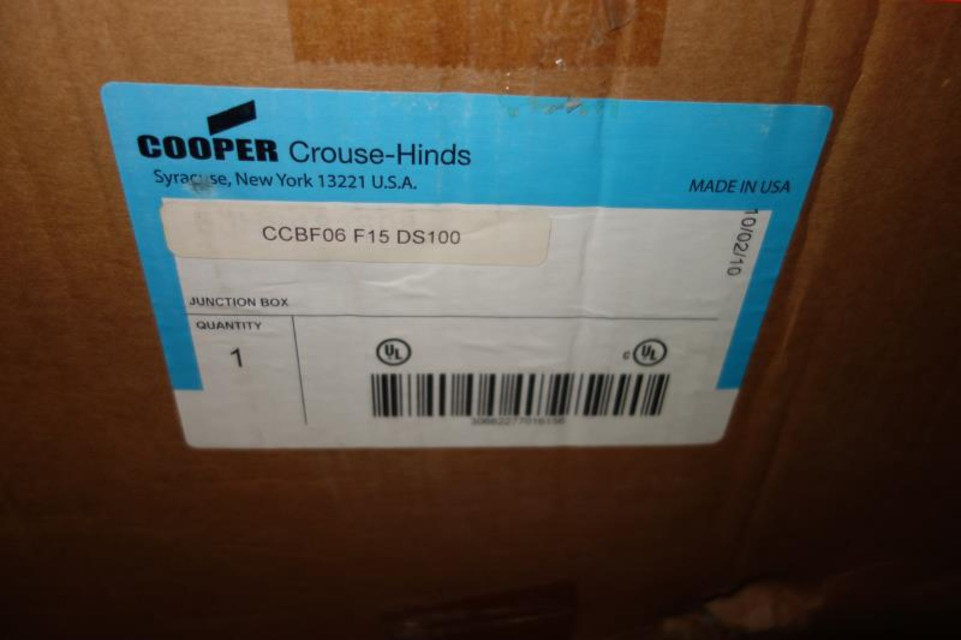 (16) Cooper Junction Boxes, Model: CCBF12F15DS100 - Image 5 of 5