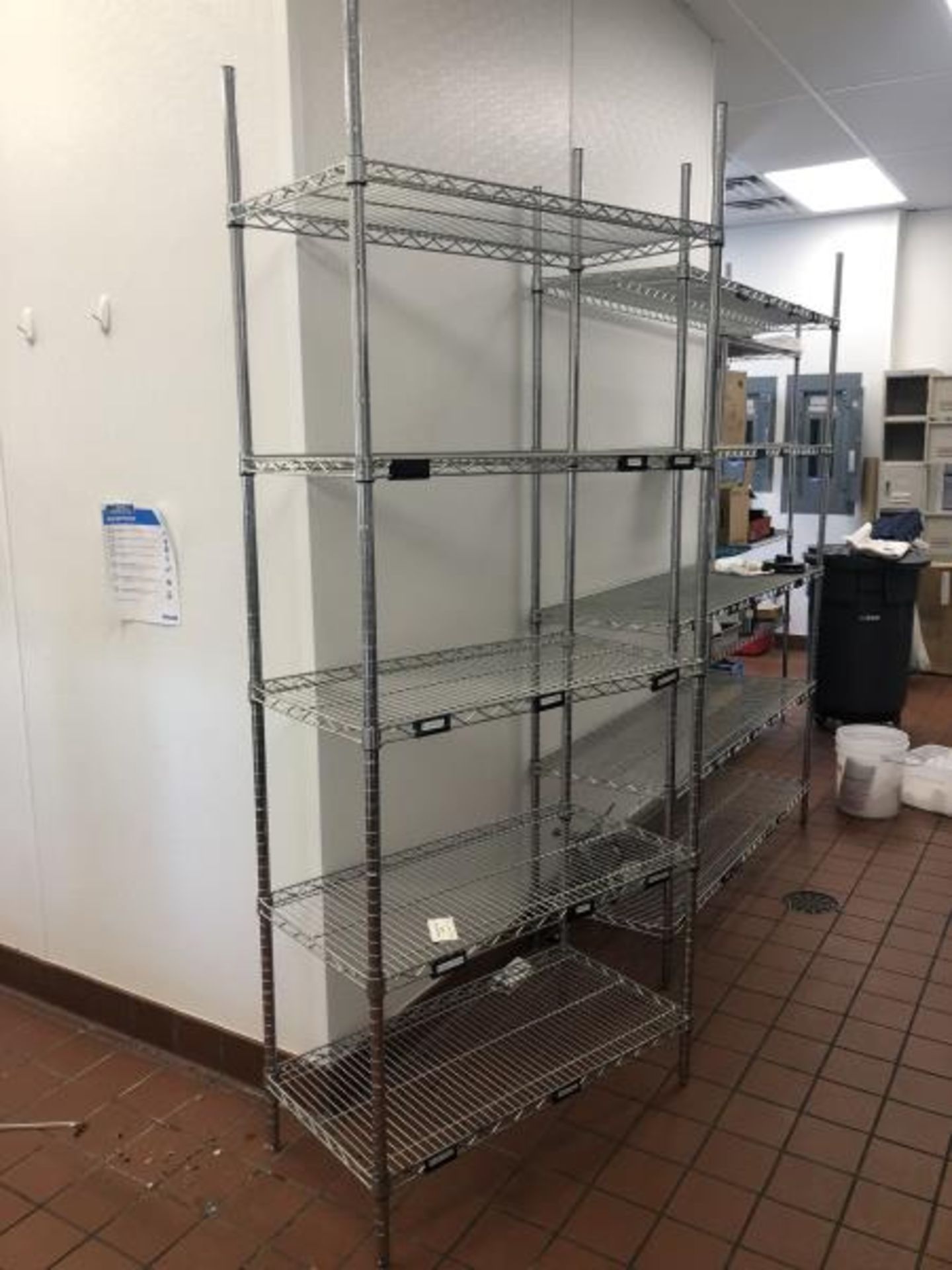 (2) Metal Wire Metro Racks