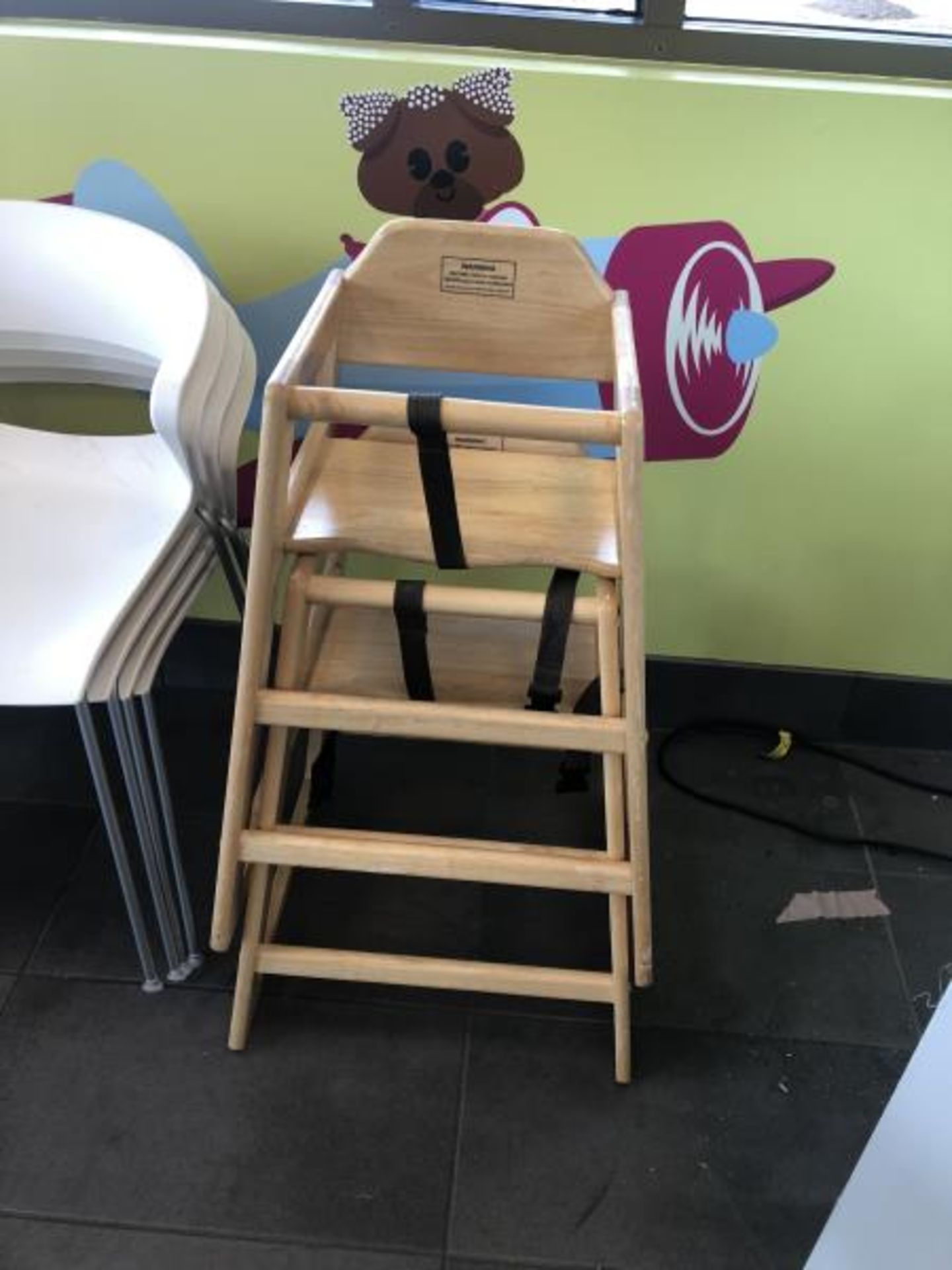 (2) Wooden Highchairs