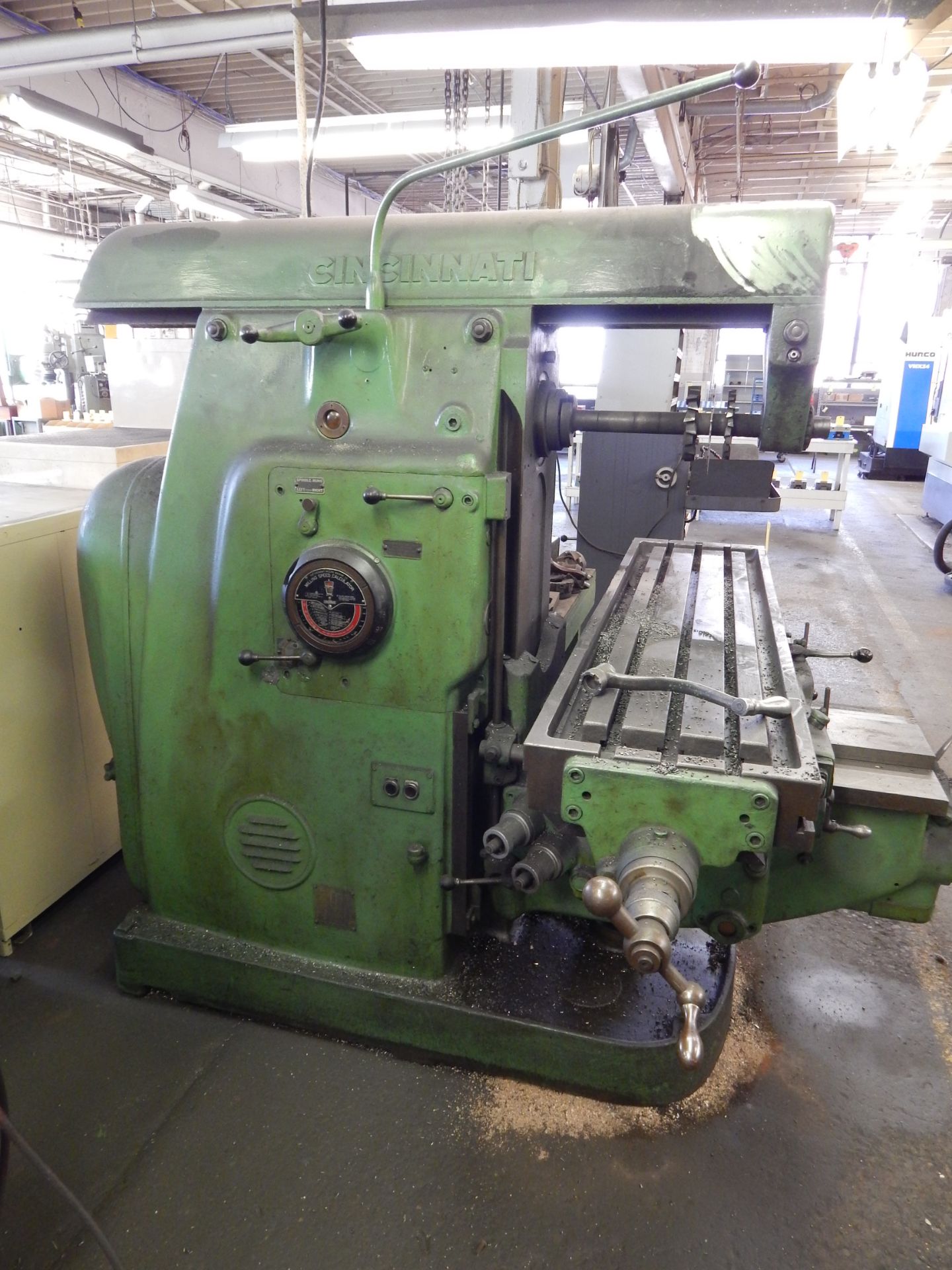 Cincinnati #3 Horizontal Mill, s/n 4A3U1Y-54, 50 Taper, with Tooling - Image 5 of 12