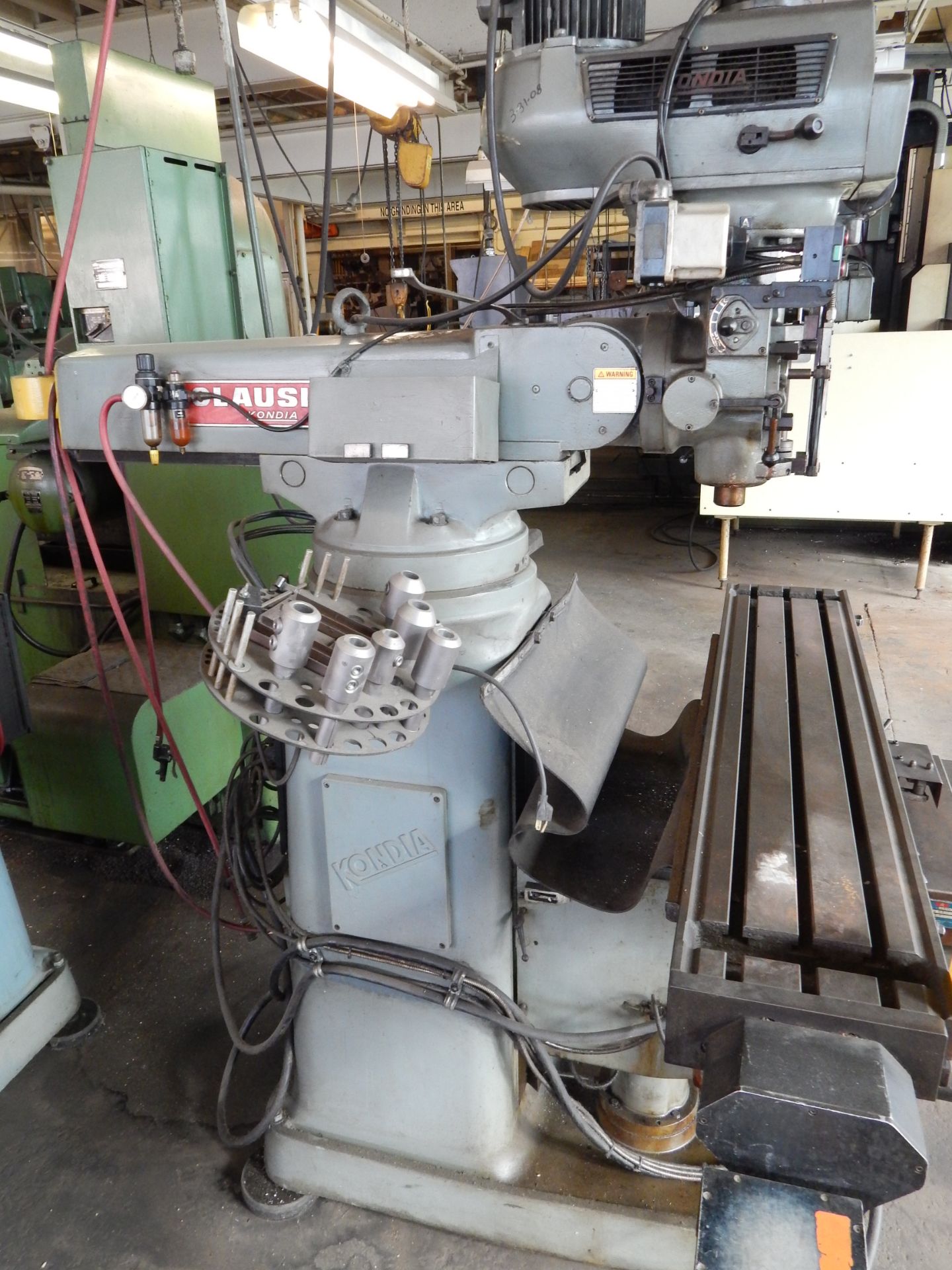 Clausing Kondia/Prototrak CNC Knee Mill, Model FV300, S/N AA-860, Prototrak M2 CNC Control, 2 - Image 13 of 15