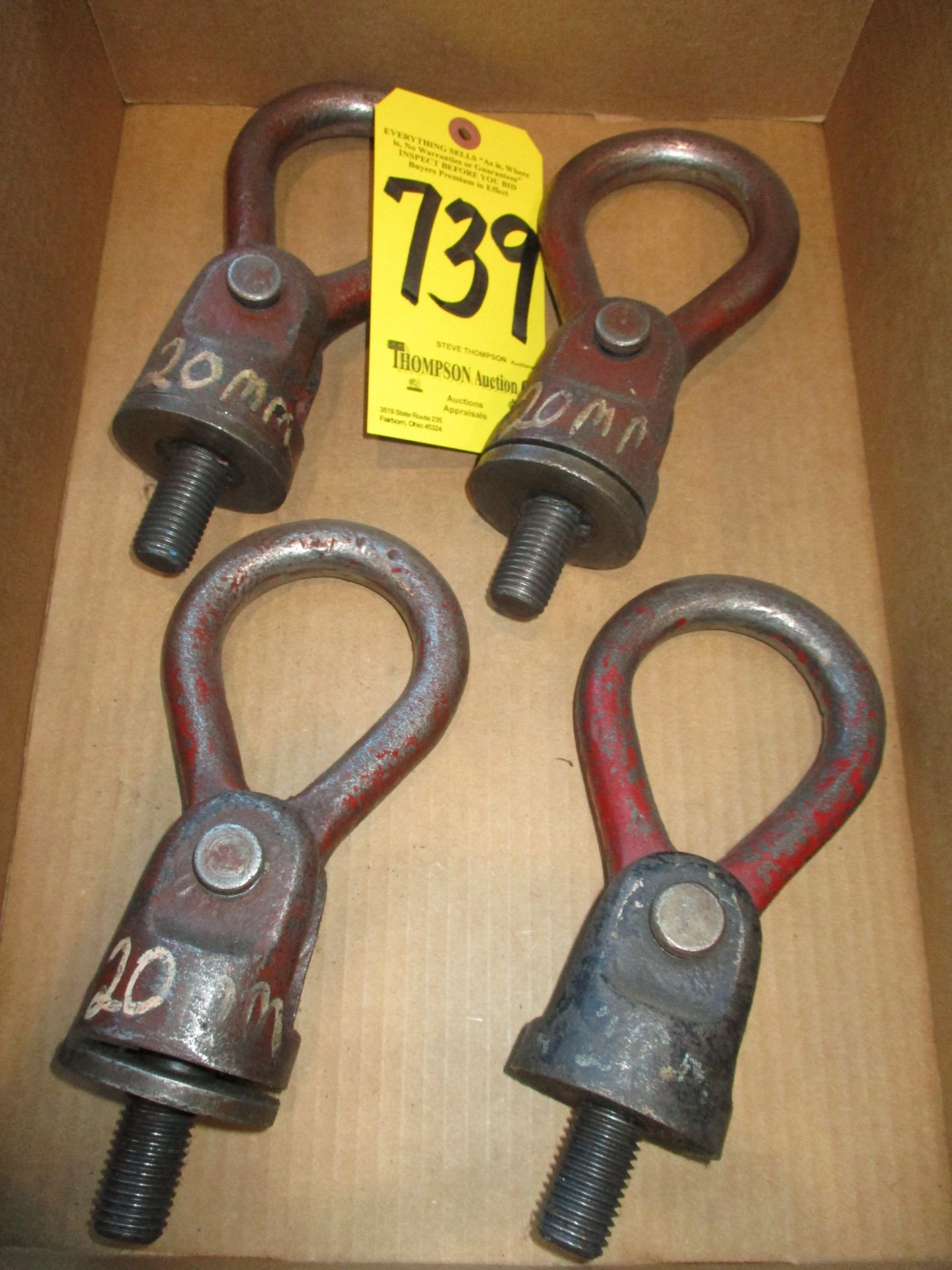 (4) Swivel Eye Bolts