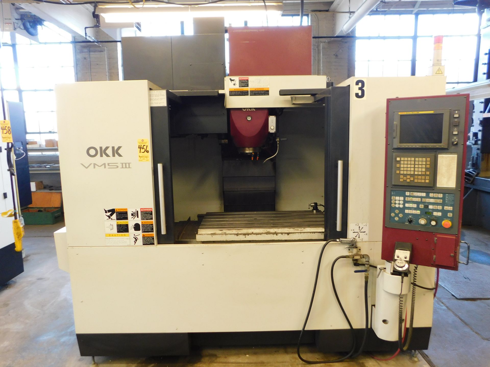 OKK Model VM5-III CNC Vertical Machining Center, S/N 2233, New 2006, Fanuc 180is-MB CNC Control, - Image 2 of 7