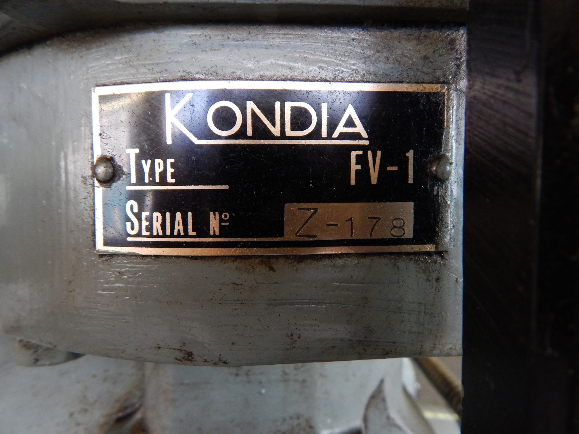 Clausing Kondia/Prototrak CNC Knee Mill, Model FV-1, S/N Z-178, Prototrak MX2 CNC Control, Power - Image 10 of 14
