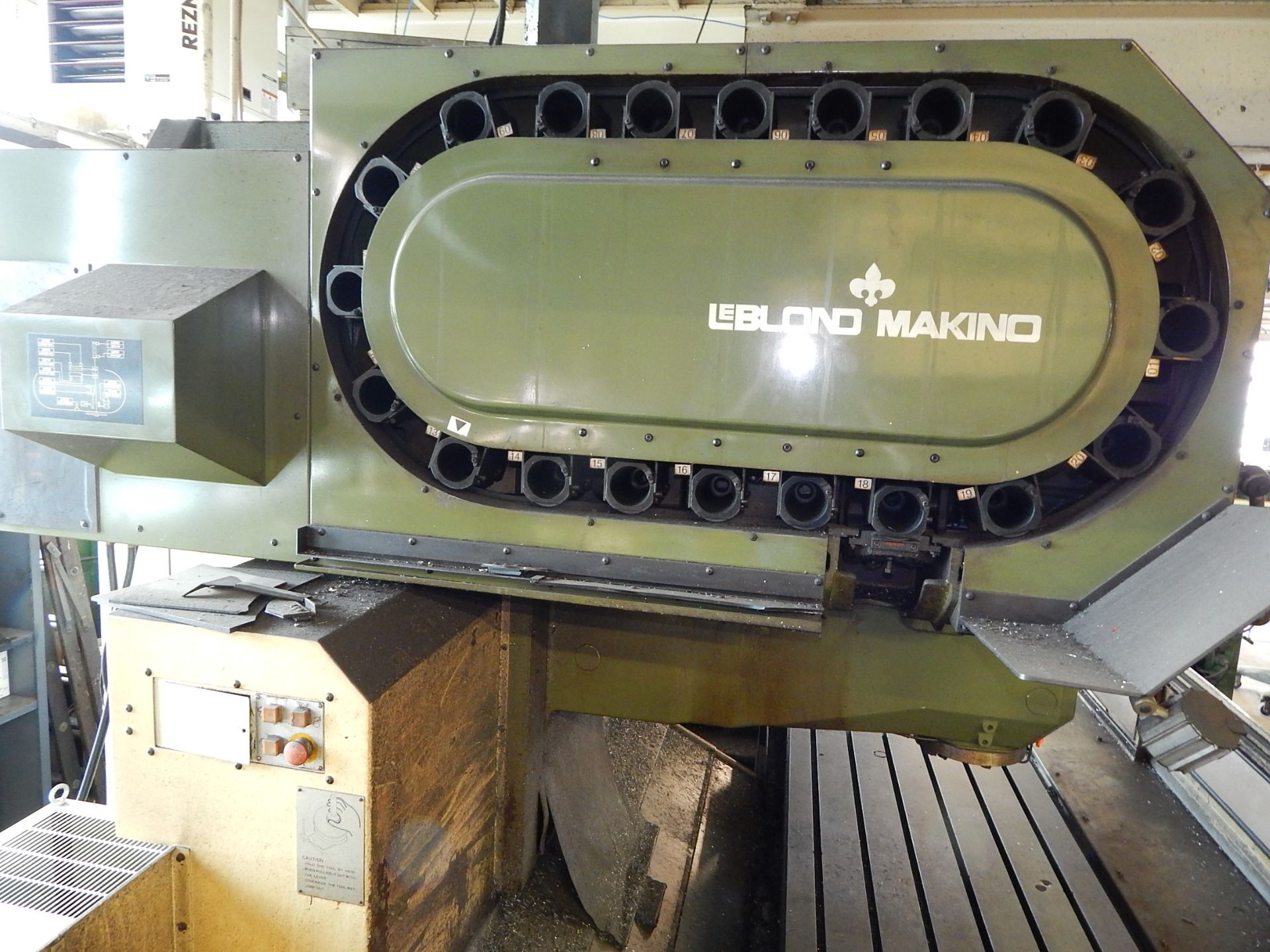 Leblond Makino Model FNC1710 CNC Vertical Machining Center/Copy Mill, S/N A-93-443, New 1993, - Image 10 of 21